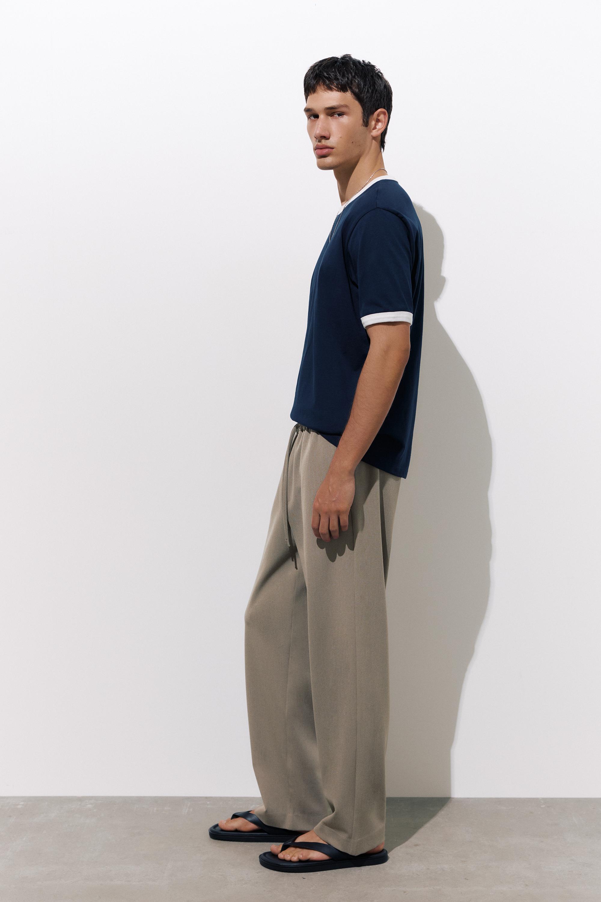 Tailored fit joggers — Taupe