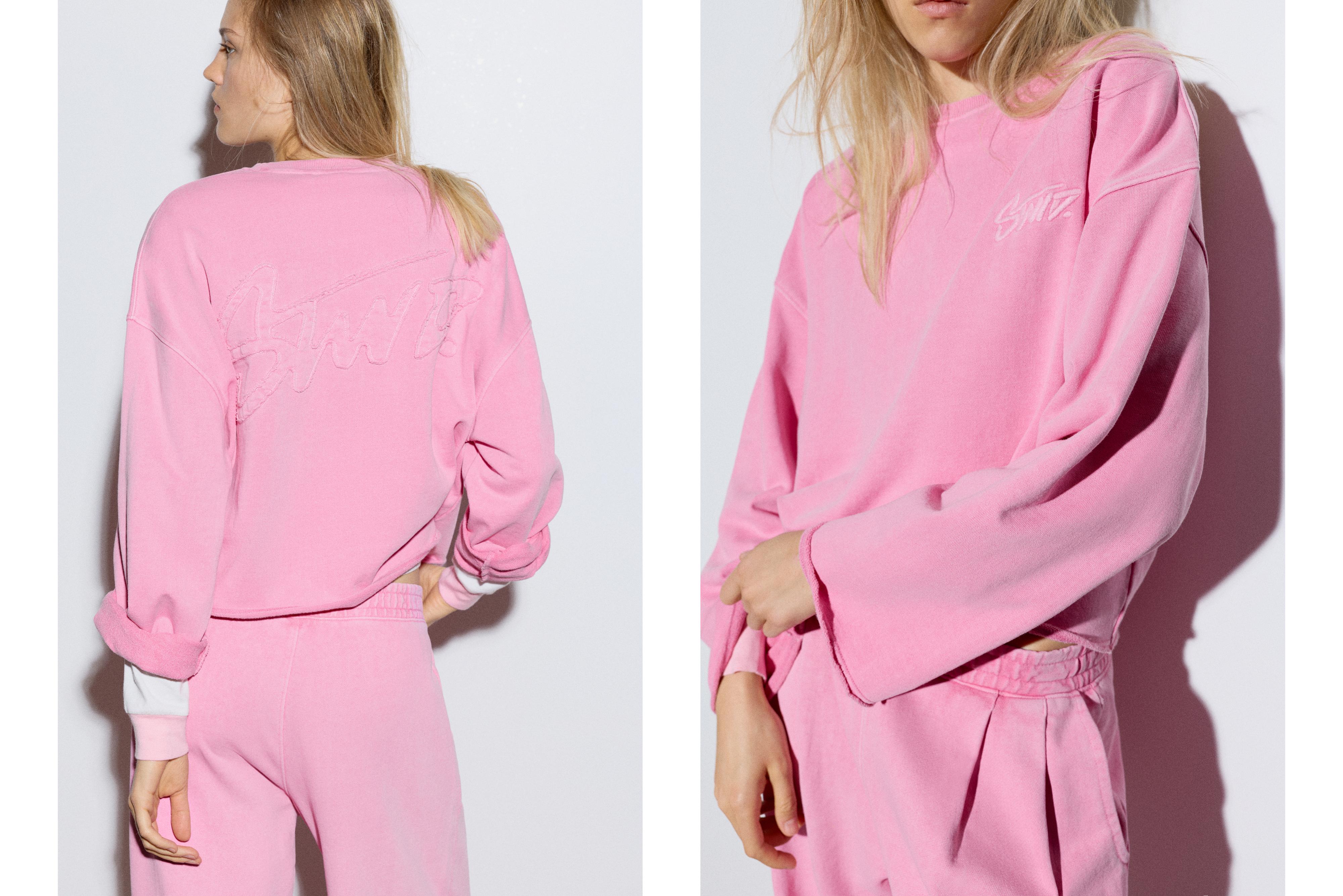 STWD round neck sweatshirt — Pink