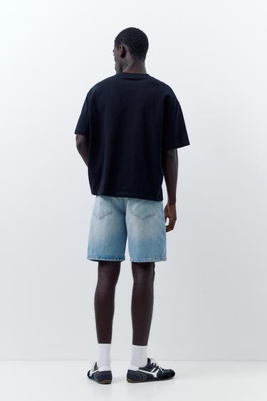 Standard denim Bermuda shorts — Pale indigo 2