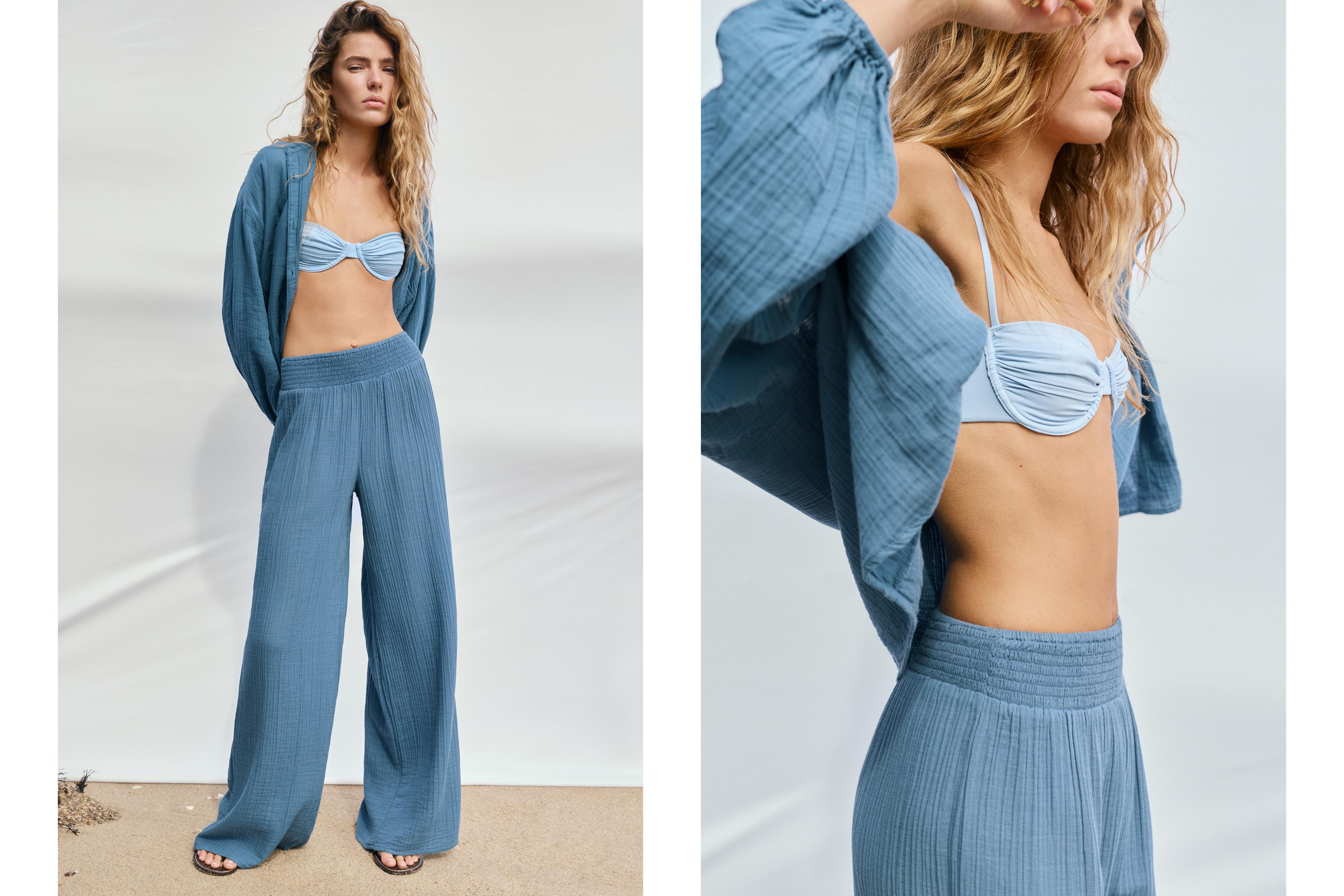 Gazeli görünümlü salaş pantolon - Görsel 17