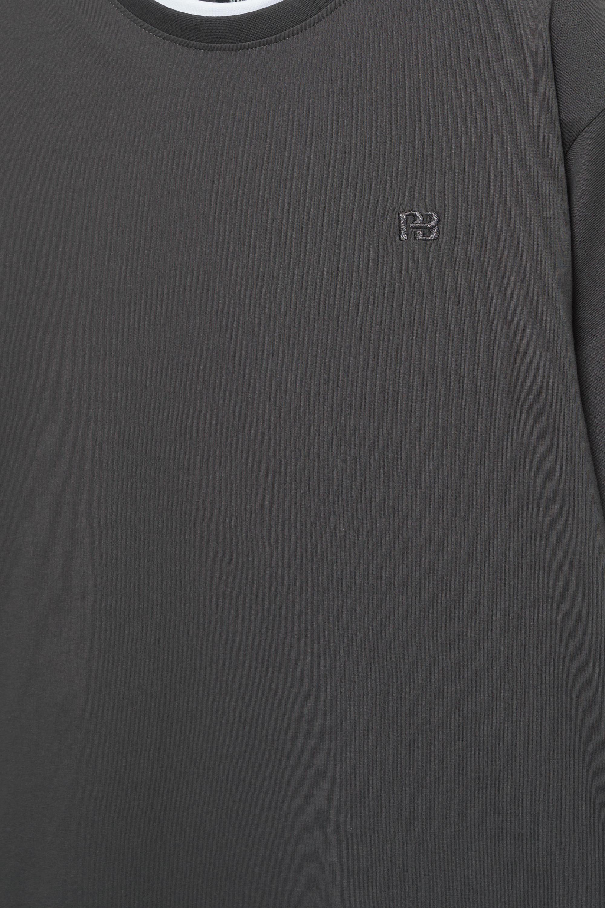 Double logo T-shirt — Blue