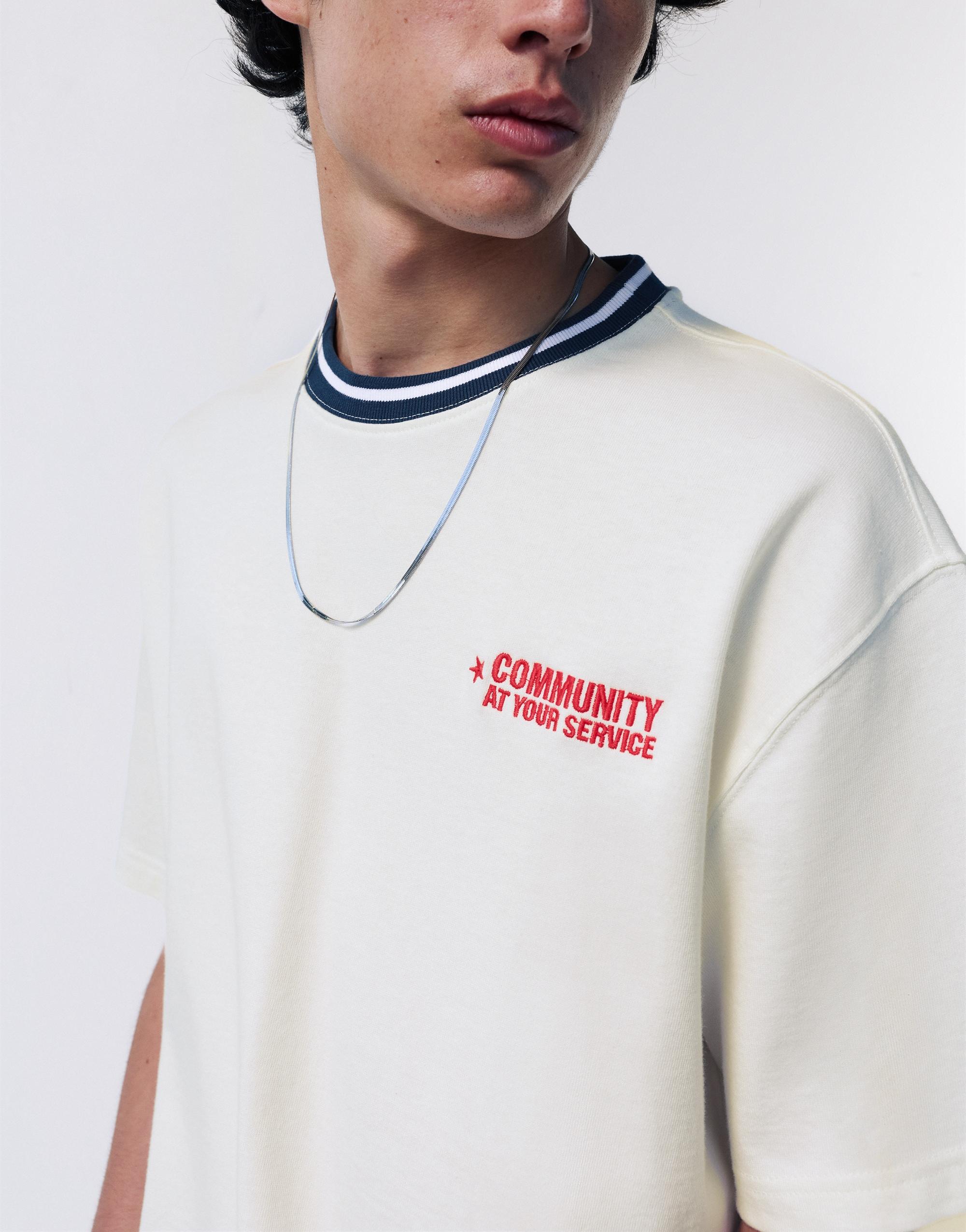 91 grafik baskılı t-shirt - Görsel 10