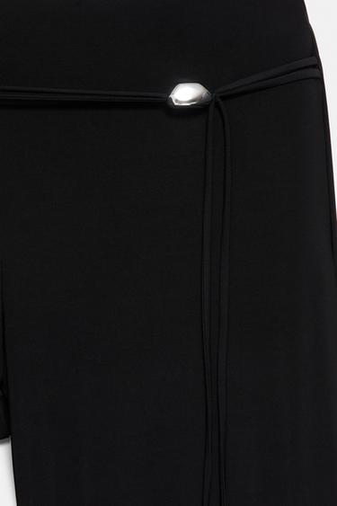 Black flared trousers — Black 9