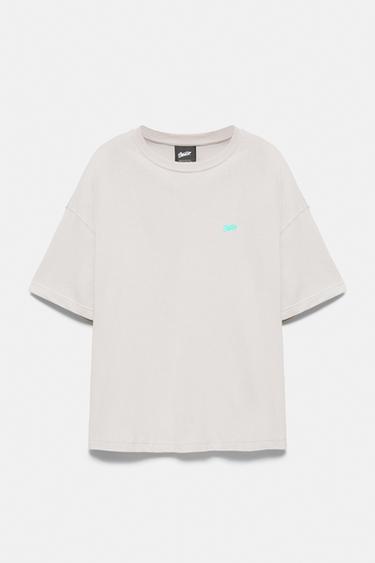 Boxy STWD logo T-shirt — Pearl grey 7
