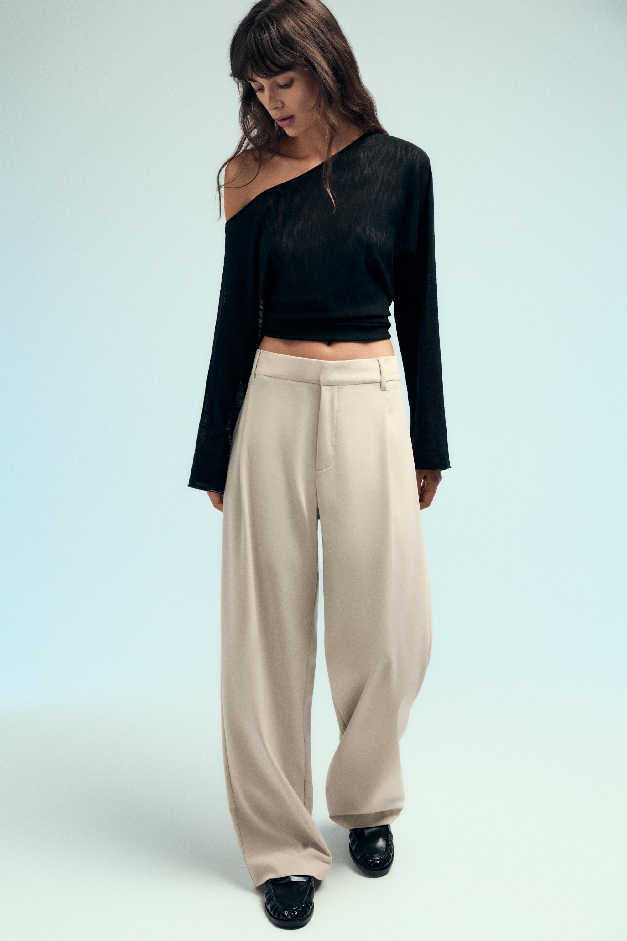 Darted smart trousers — Vanilla