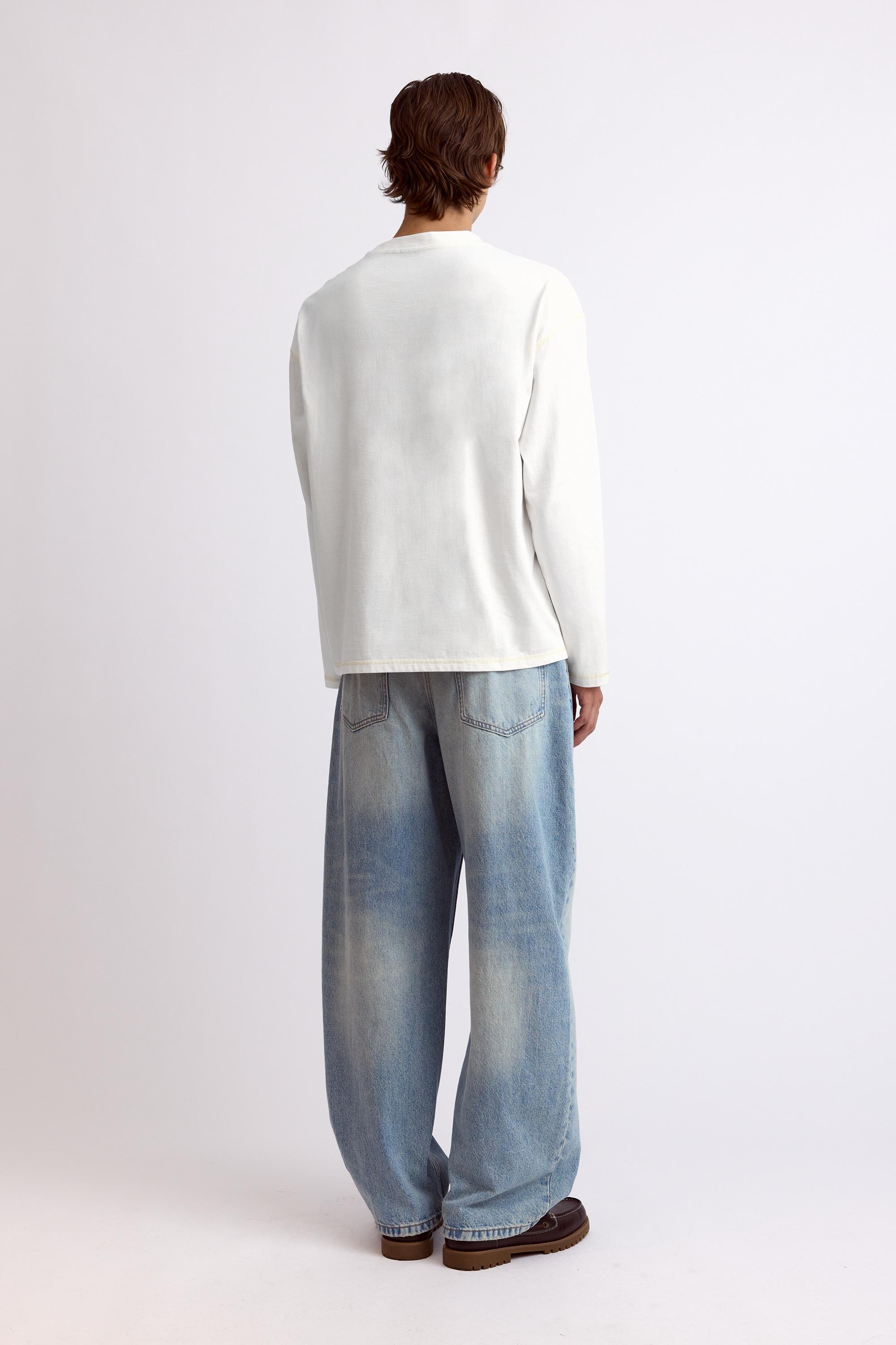 Pull&Bear Relaxed fit uzun kollu tişört görsel 6
