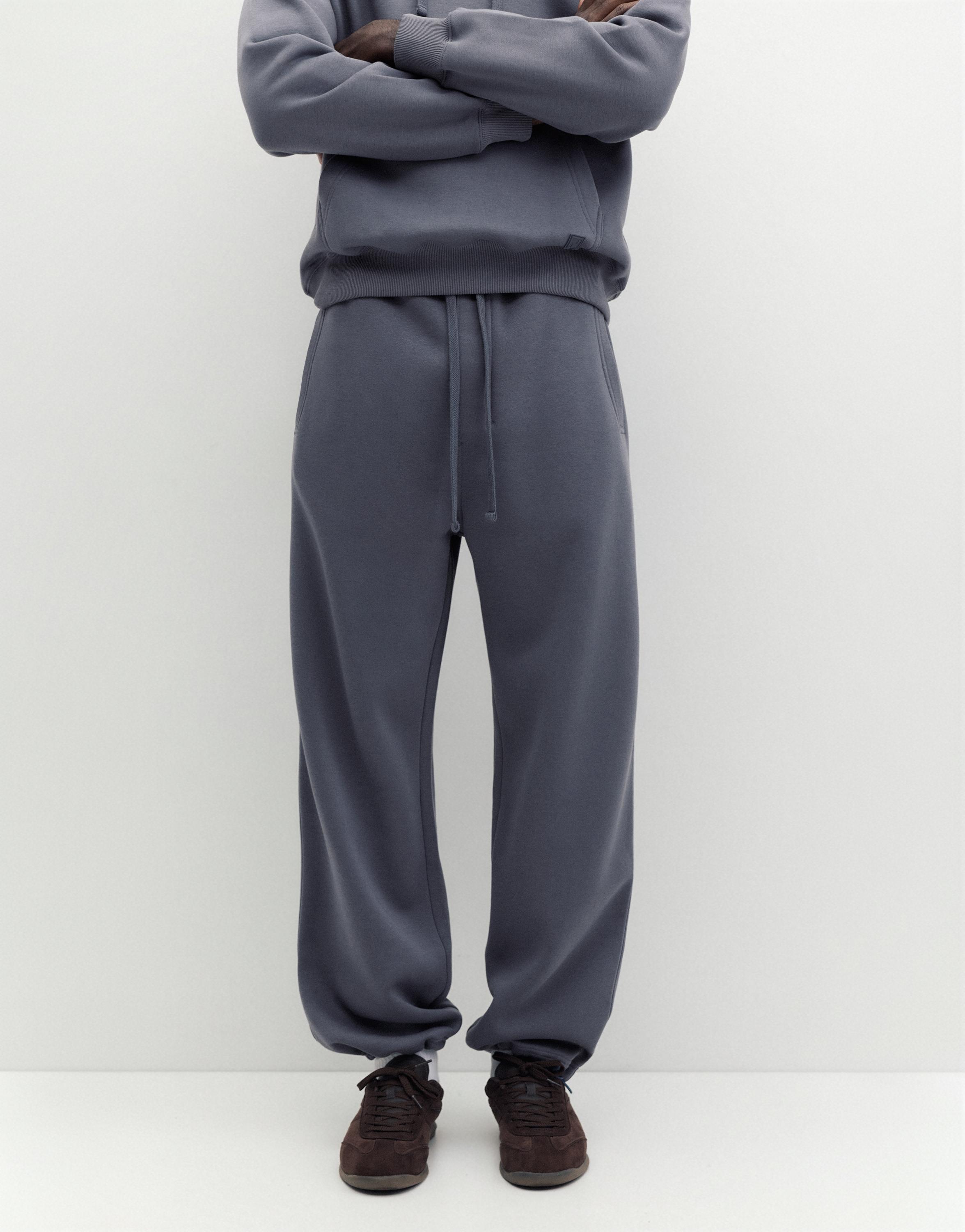 Baggy joggers — Grey blue