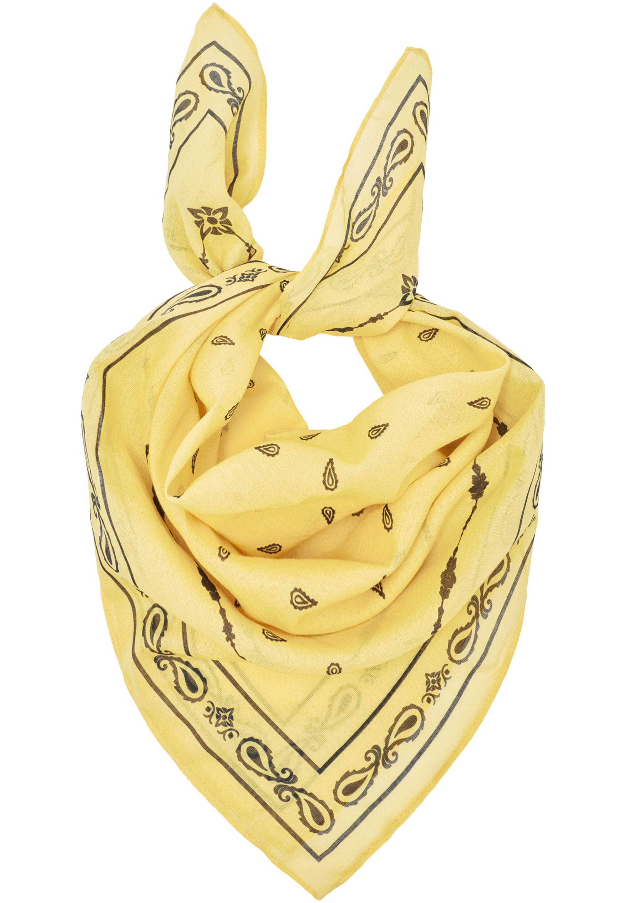 Printed bandana — Yellow
