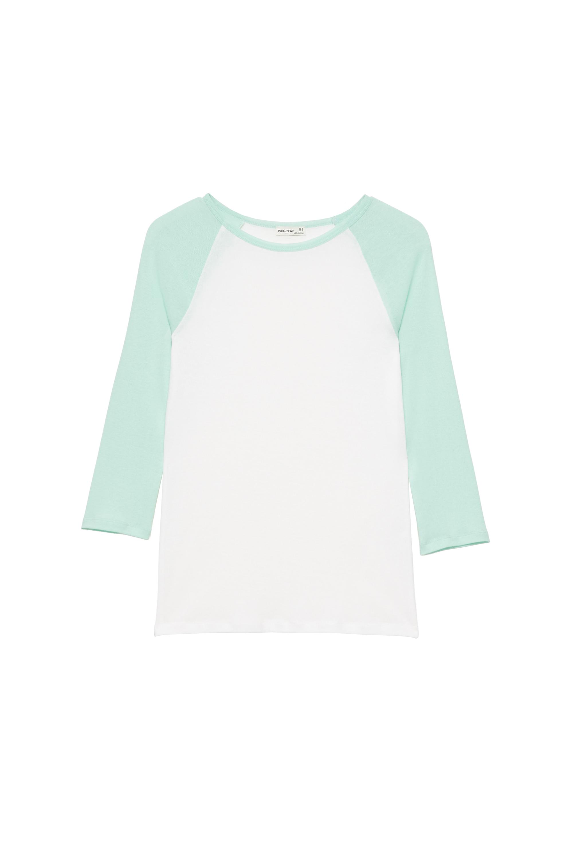 Pull&Bear Reglan kol tişört görsel 3