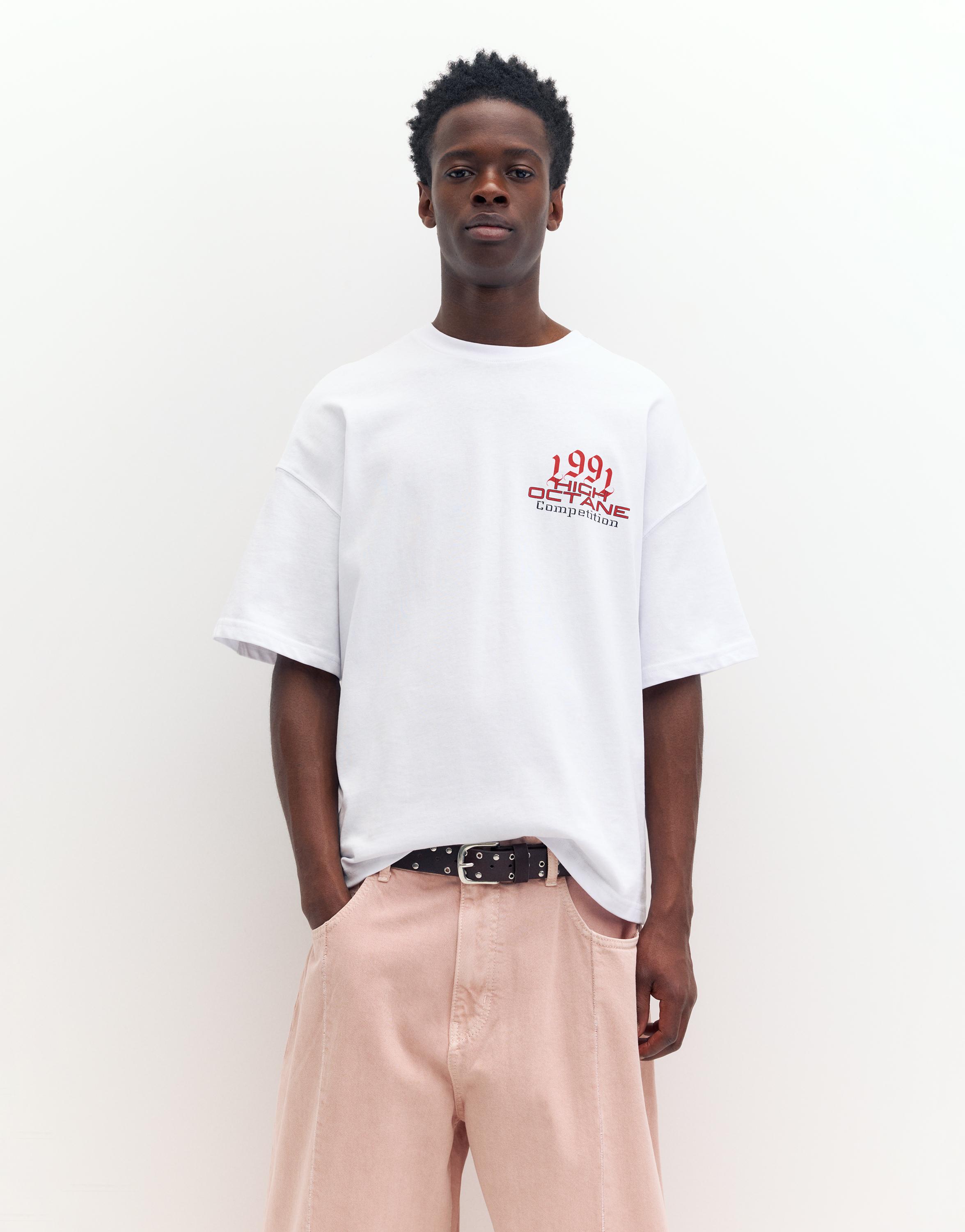 Araba grafik baskılı t-shirt - Görsel 8