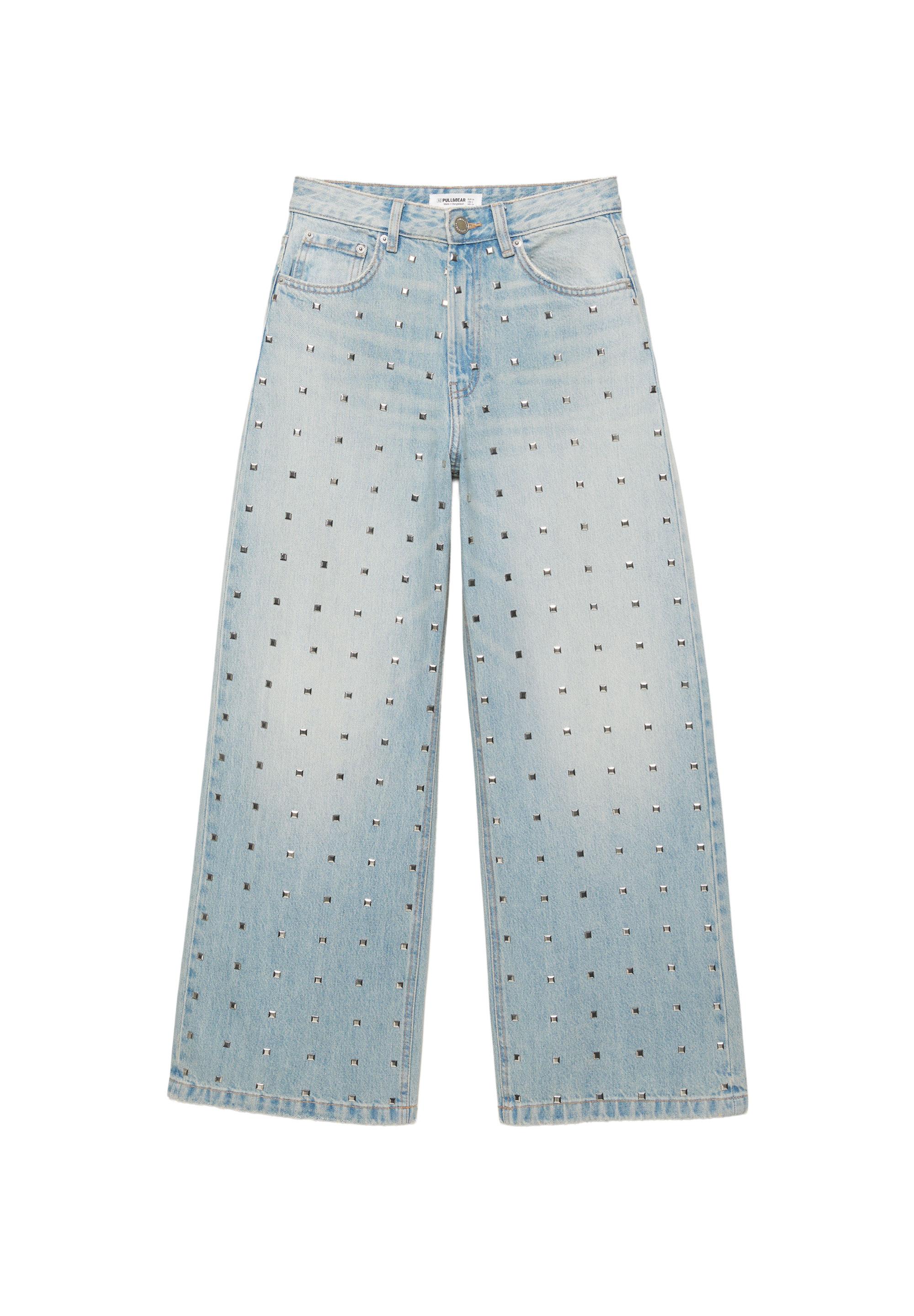 Zımbalı baggy jean