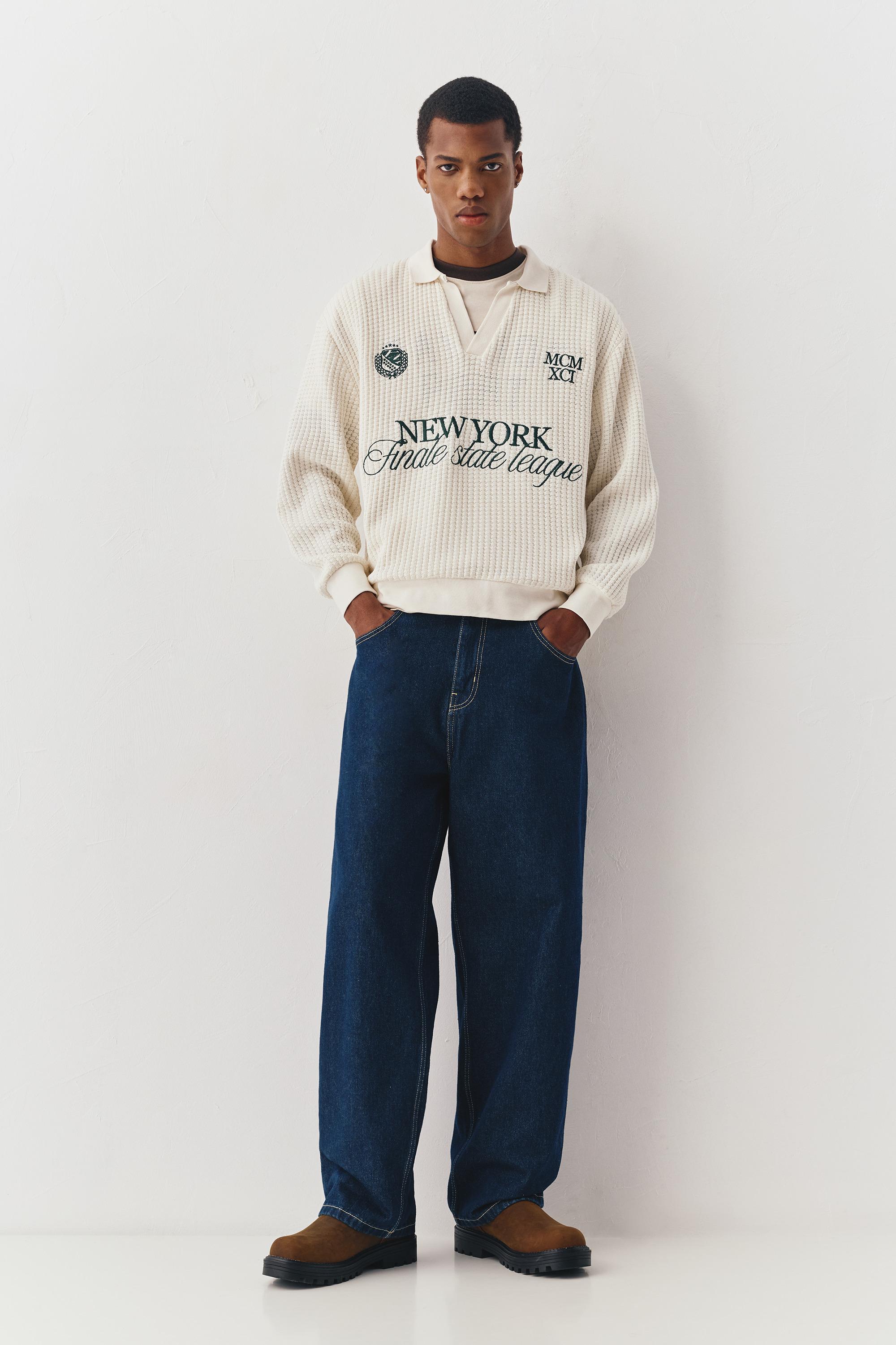 Nakışlı New York Polo - Görsel 20