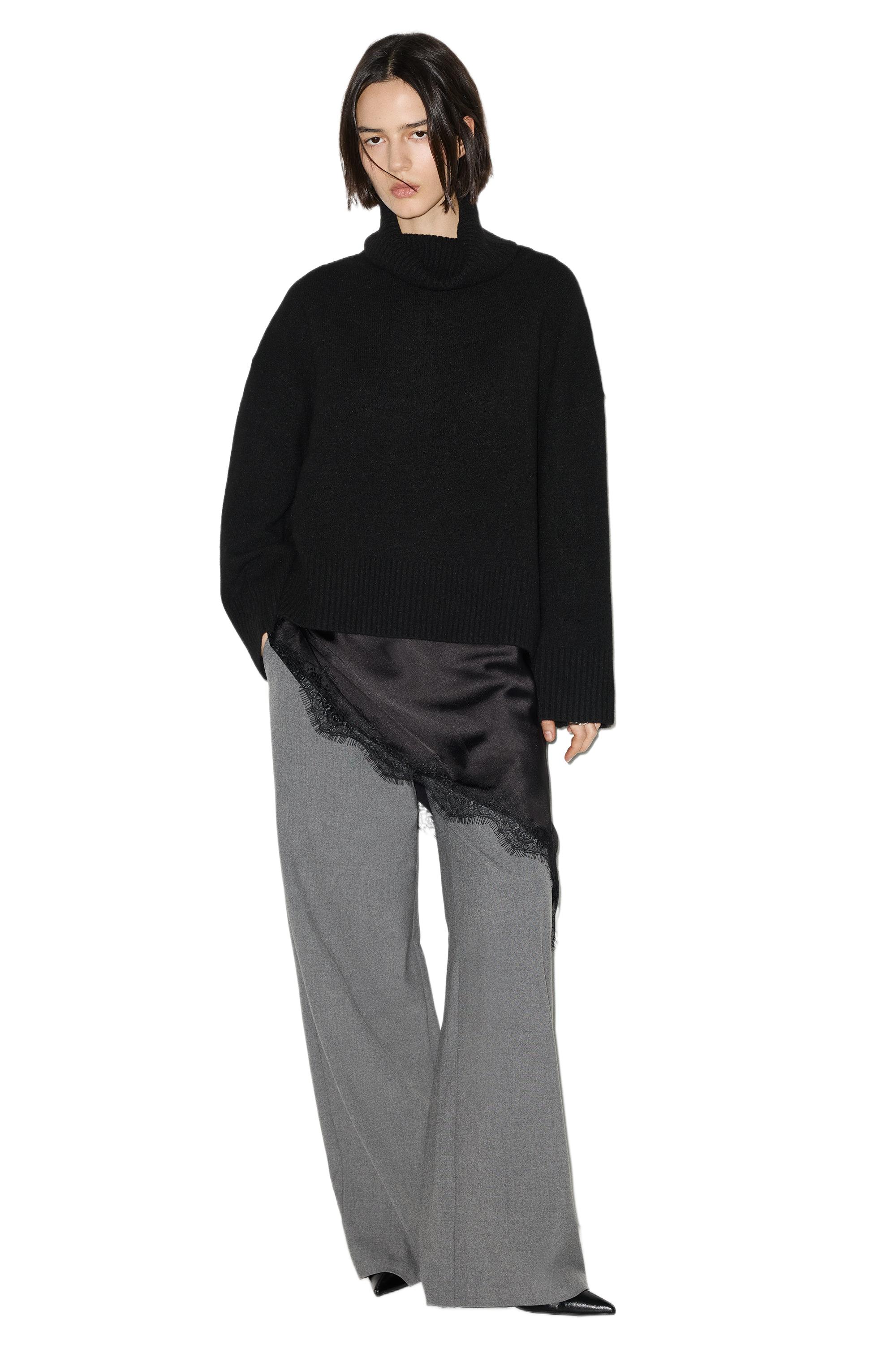 Yumuşak dik yaka kazak - Görsel 32