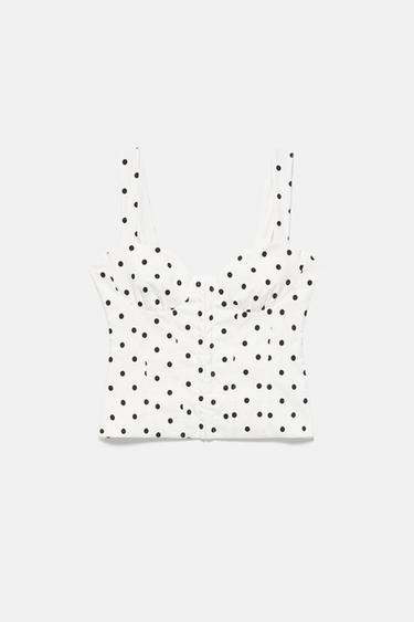 Strappy corsetry-inspired top — Print 1 6