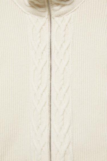 100% Wool Cardigan Oscar Ouyang — Ecru 11