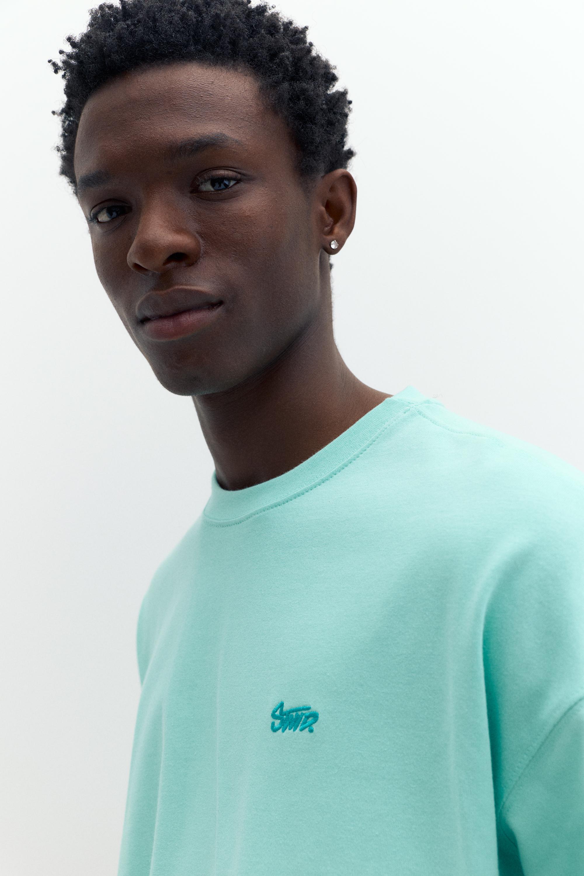 STWD logolu salaş t-shirt - Görsel 8