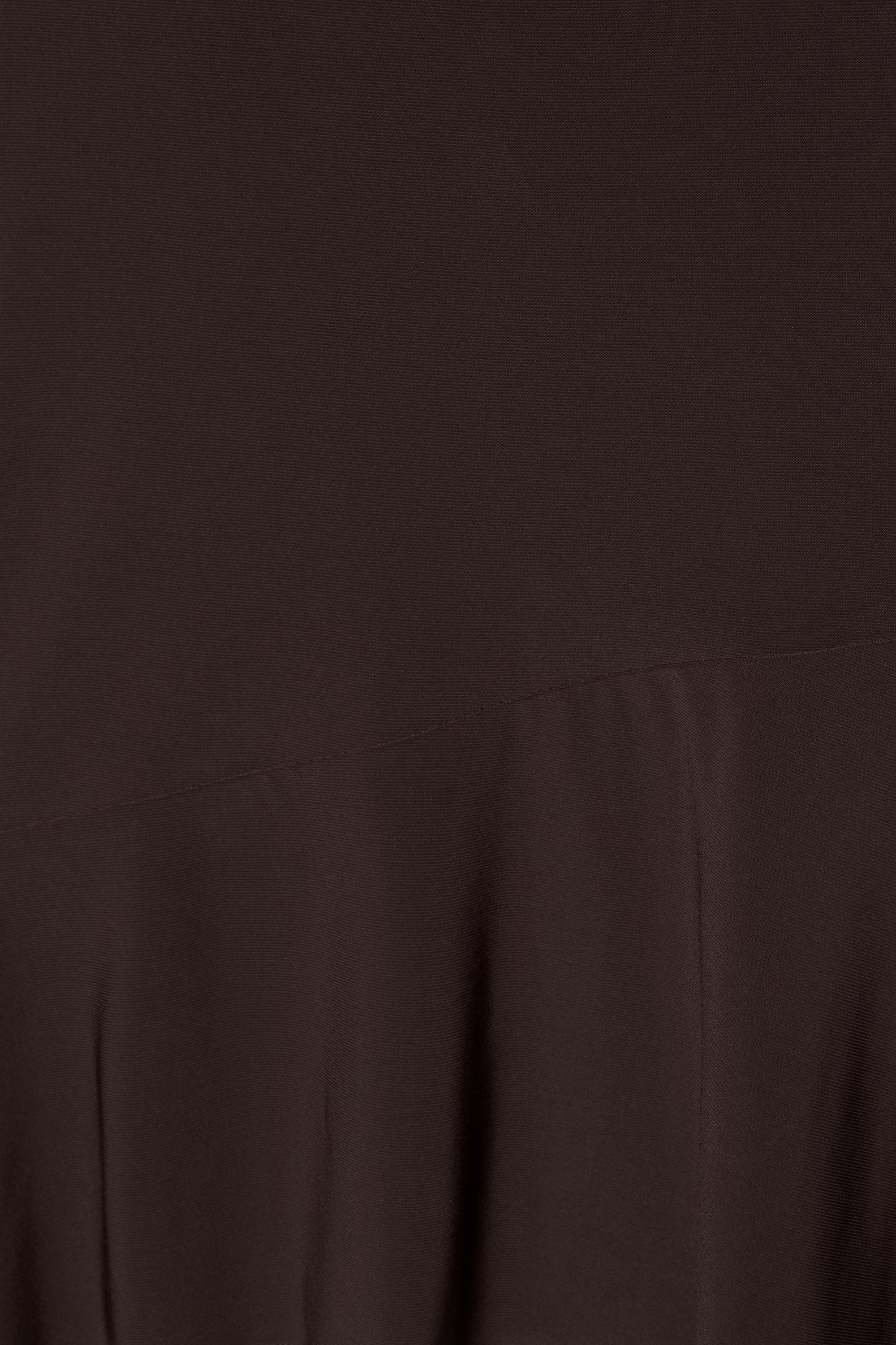 Short halter dress — Brown