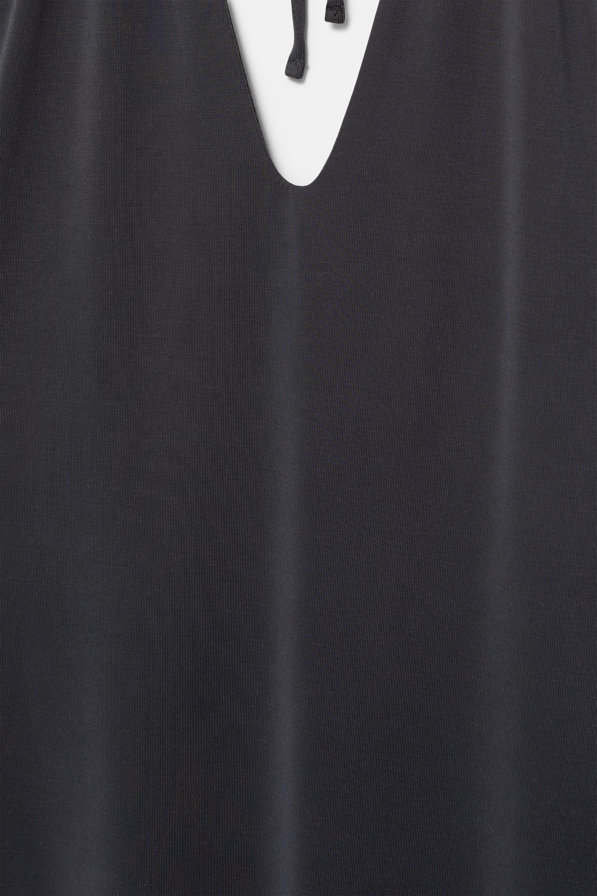 Cupro uzun halter elbise - Görsel 15