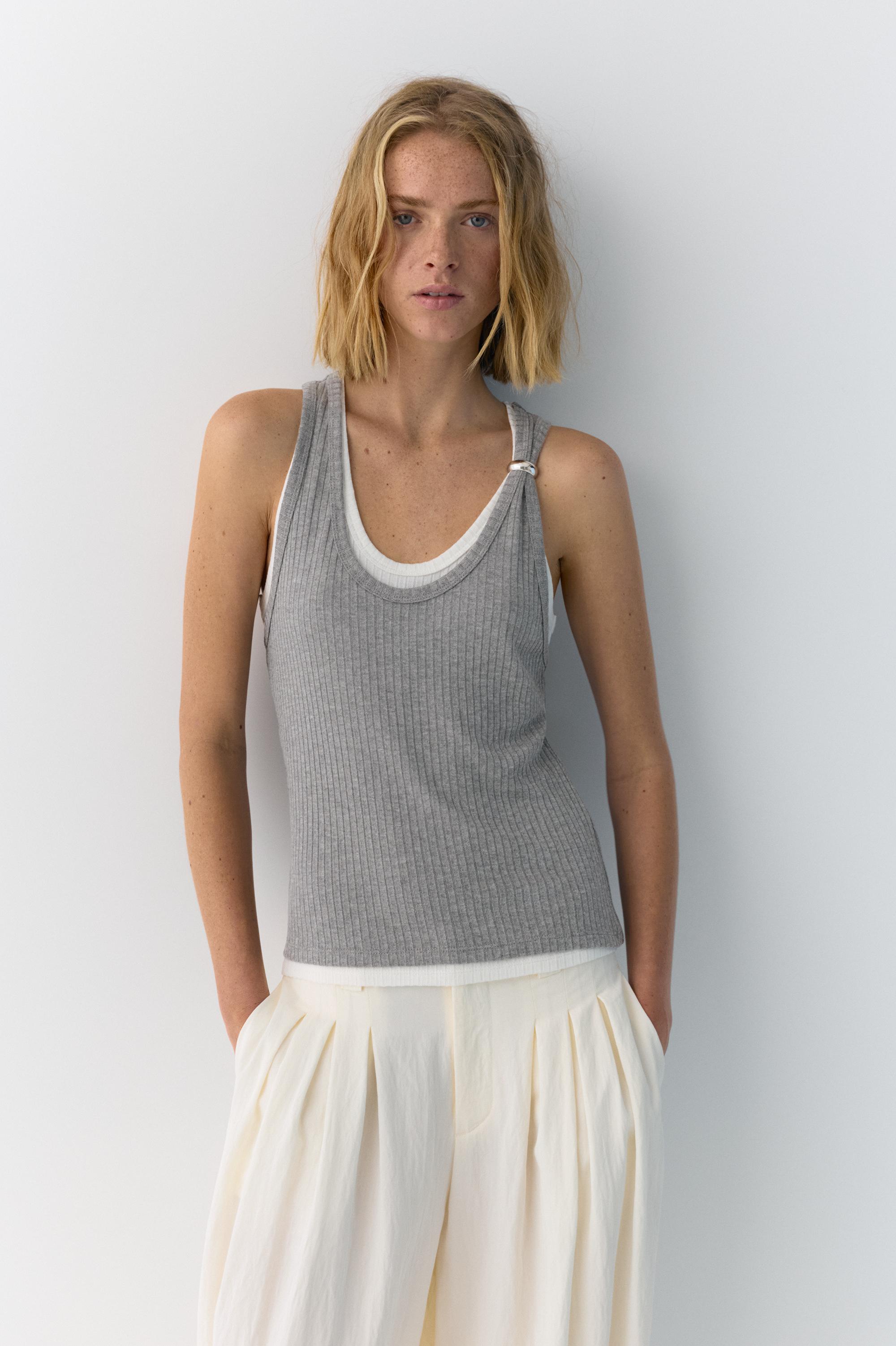 Top A Maglia Doppio