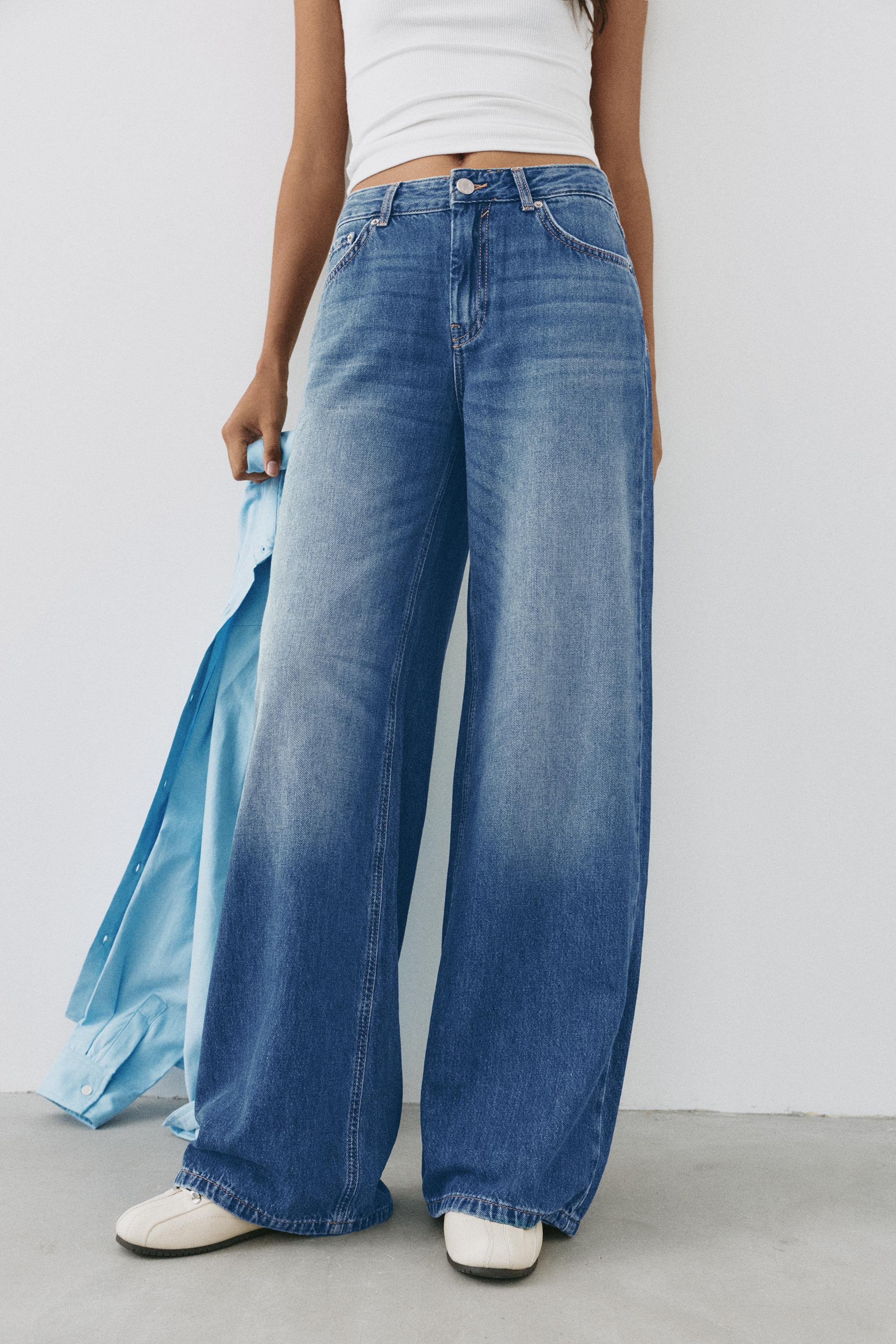 Oversize baggy jeans — Dark blue