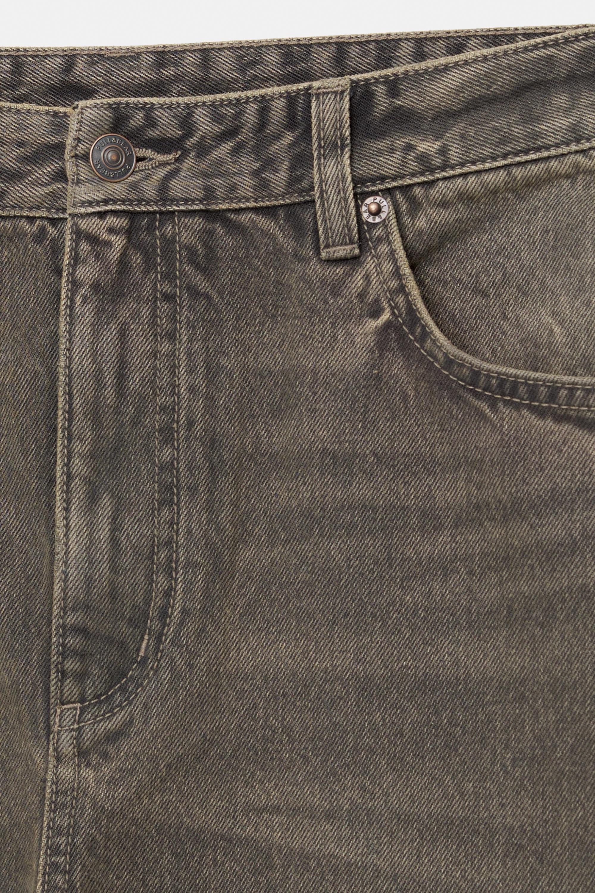 Baggy jeans — Black/Gold