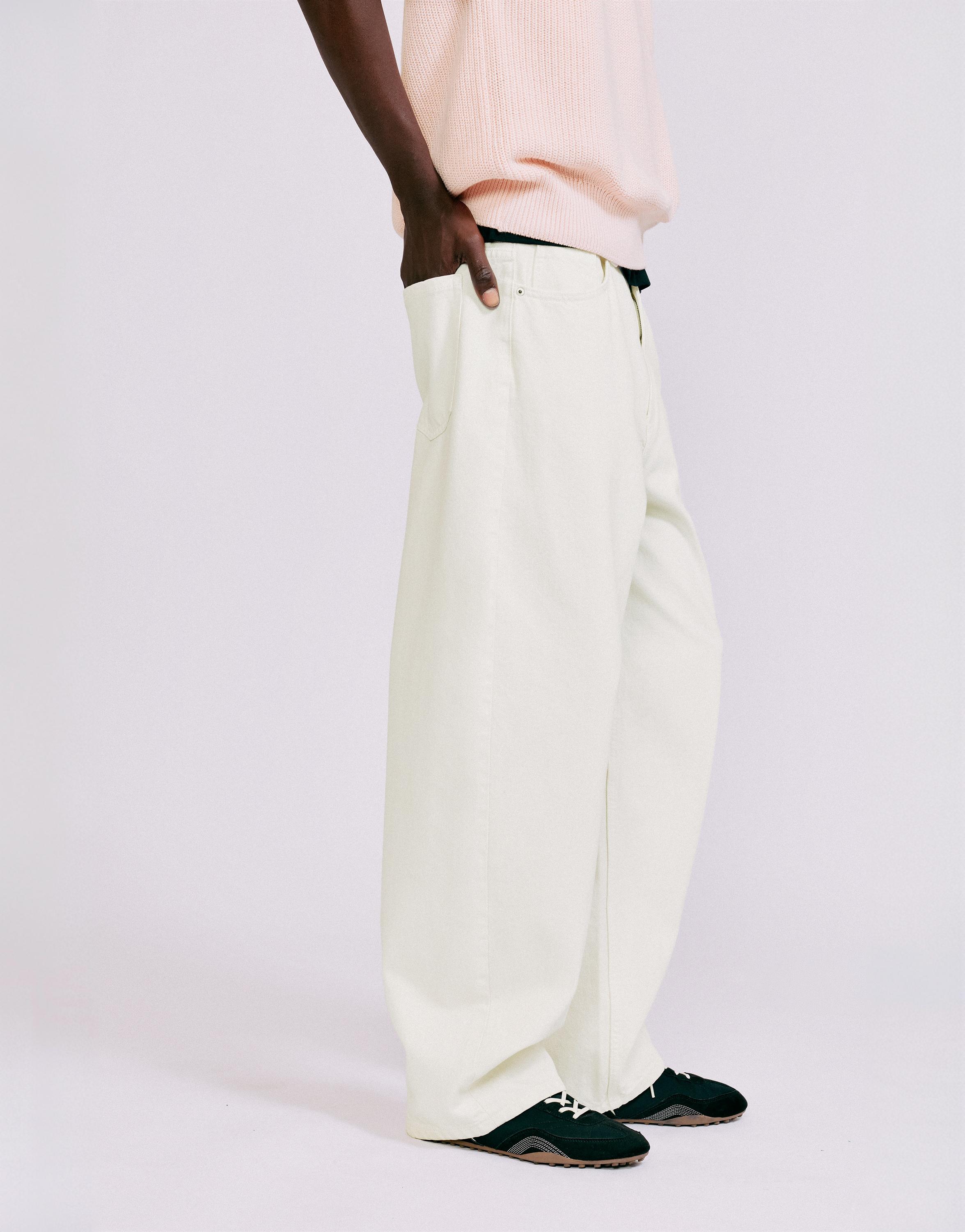 Baggy balloon jeans — White