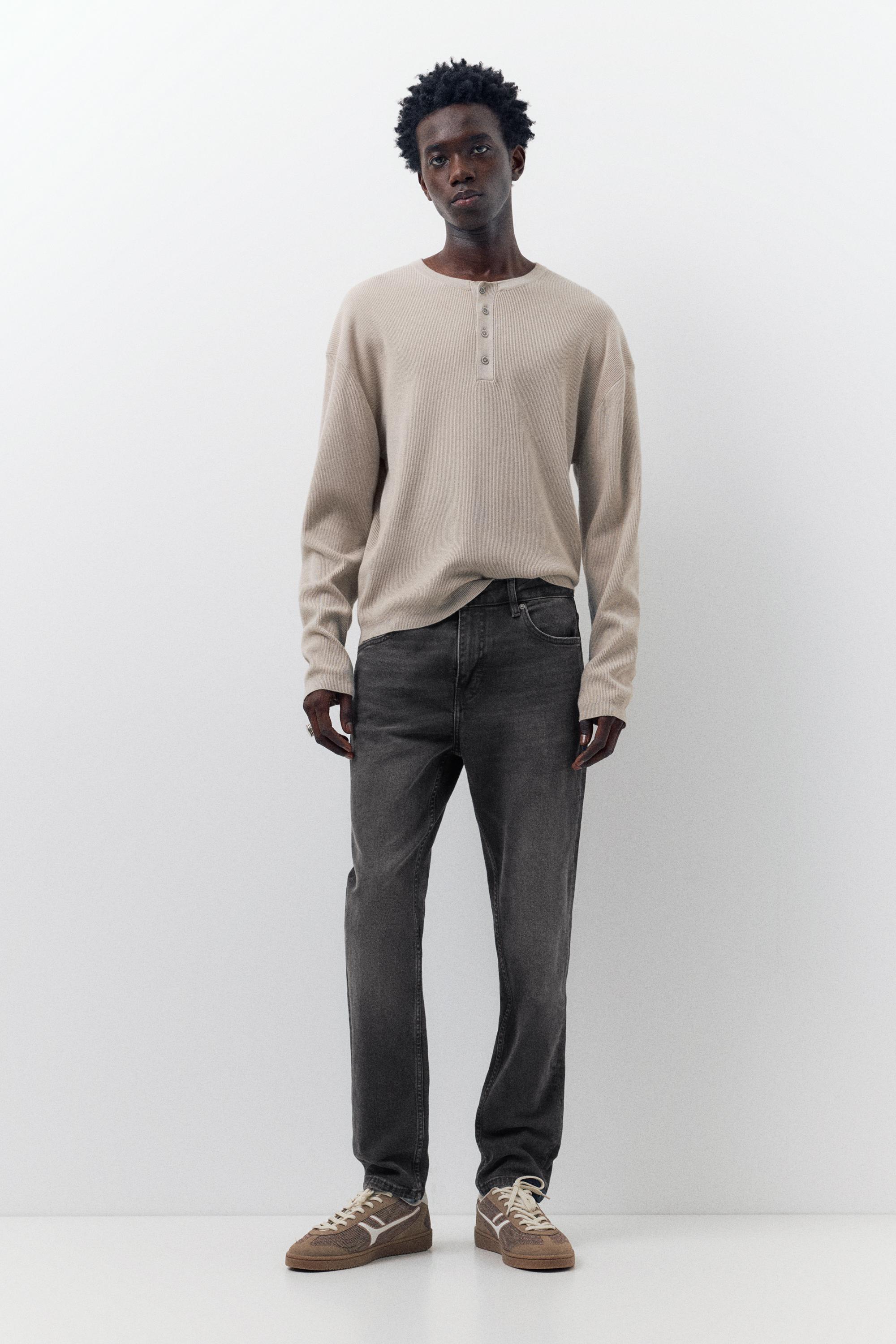 Slim fit jeans — Faded black