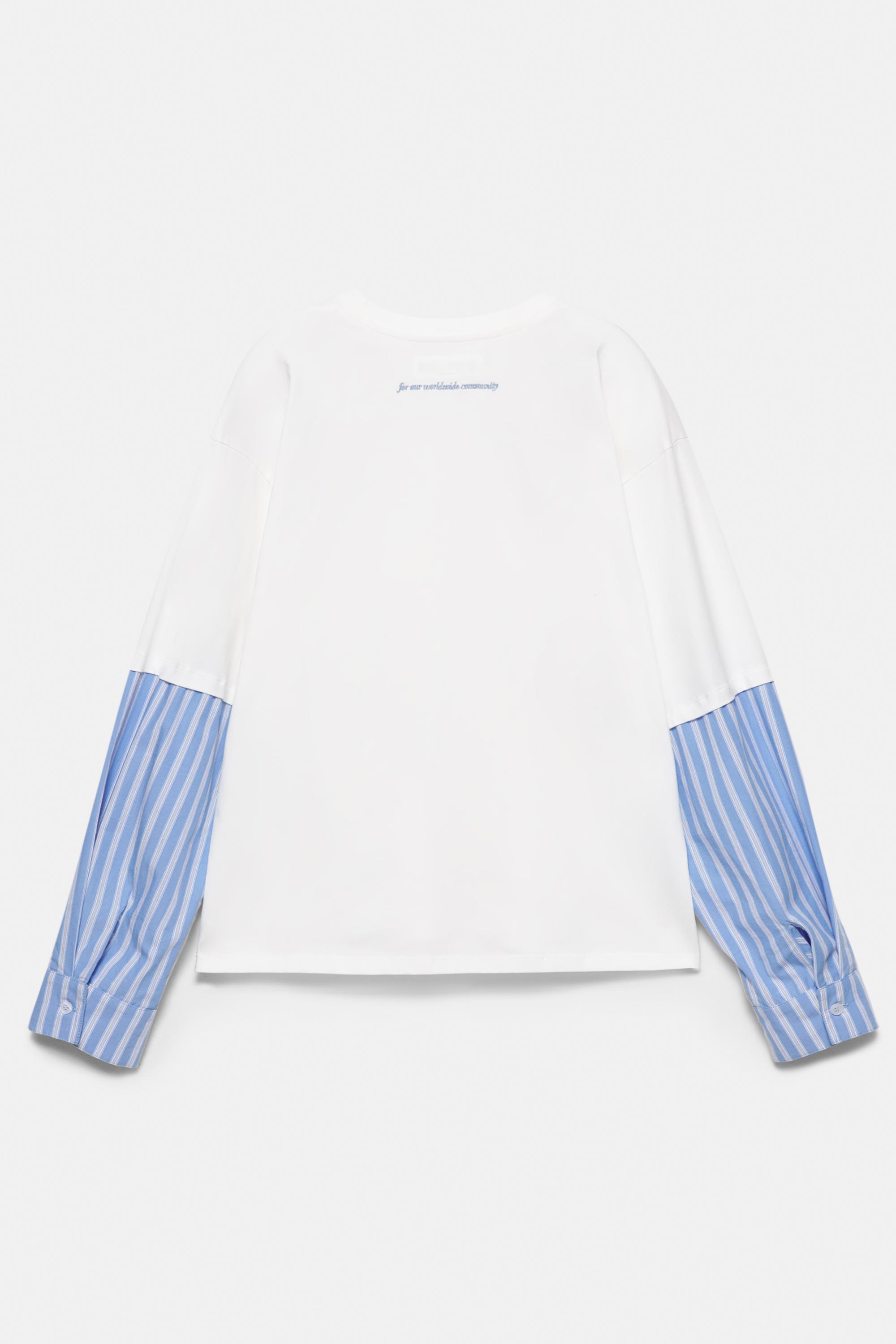 Double sleeve shirt T-shirt — Sand