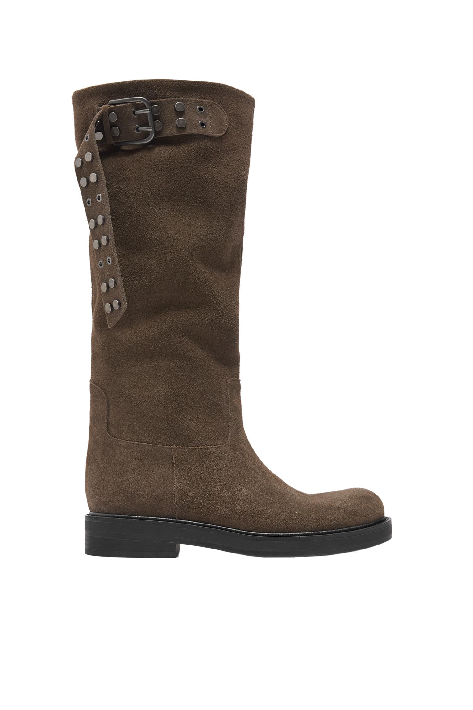 Tokalı deri uzun çizme - Görsel 24