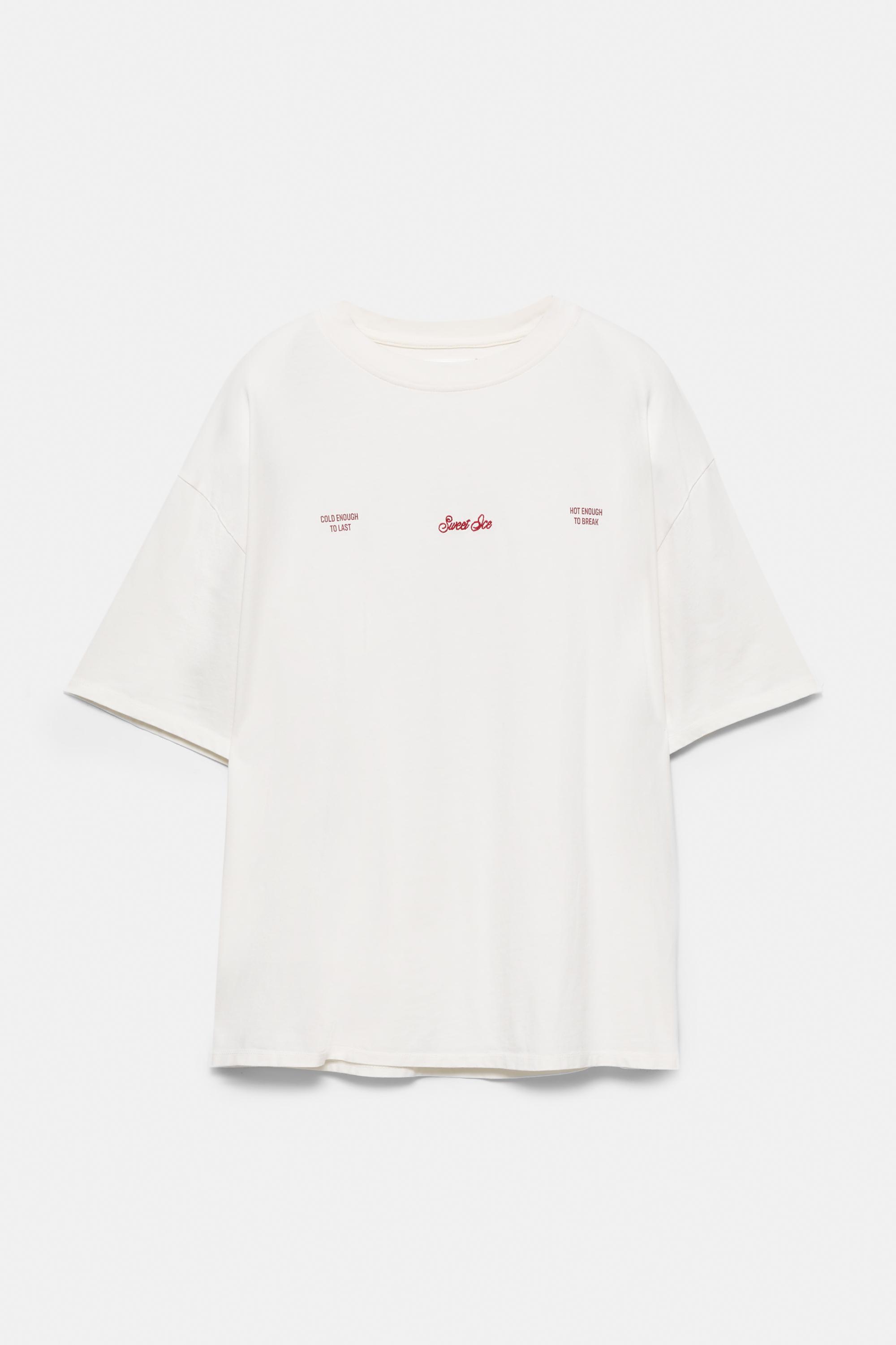 T-Shirt Com Gráfico De Coração