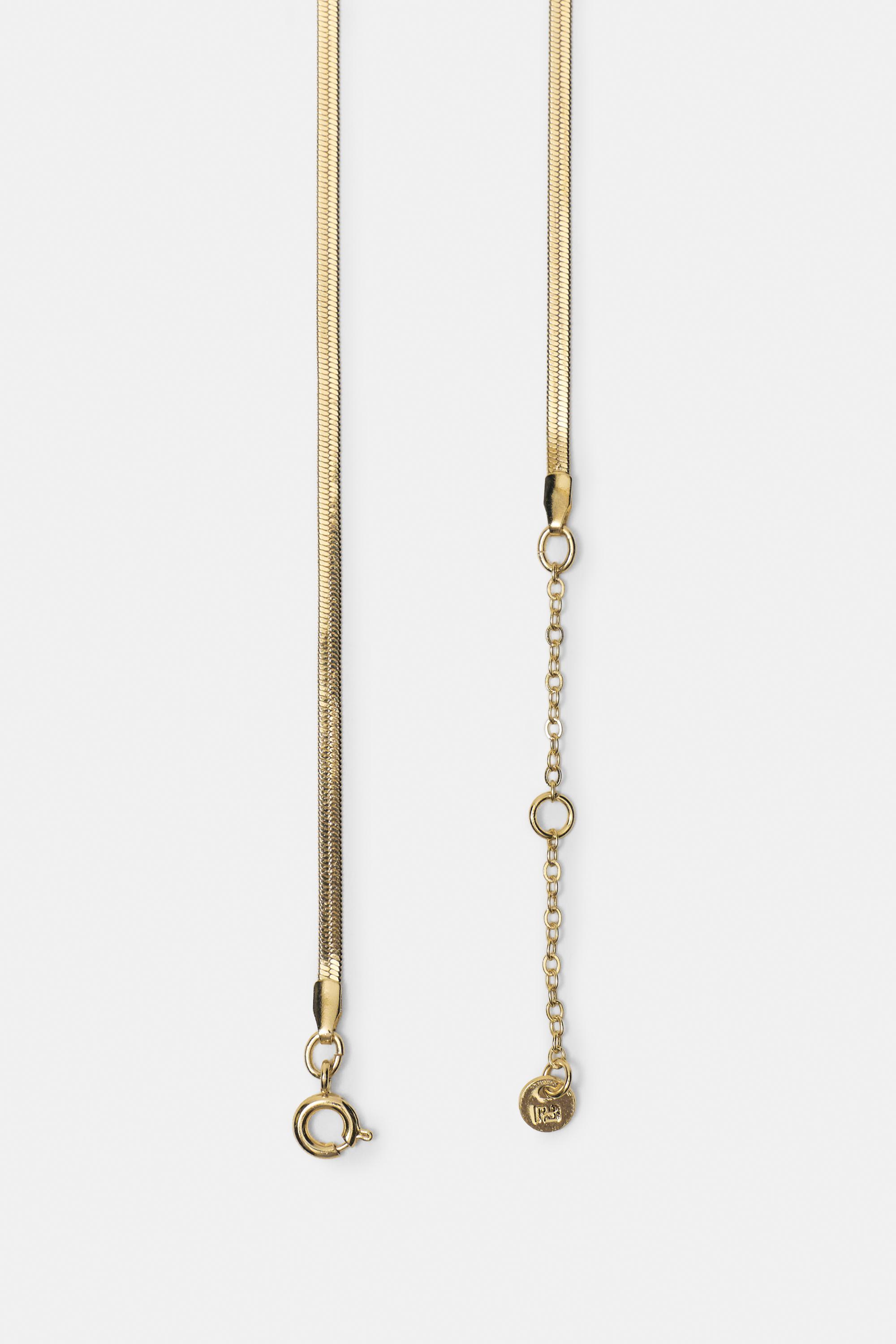 Pack of lariat necklaces — Gold