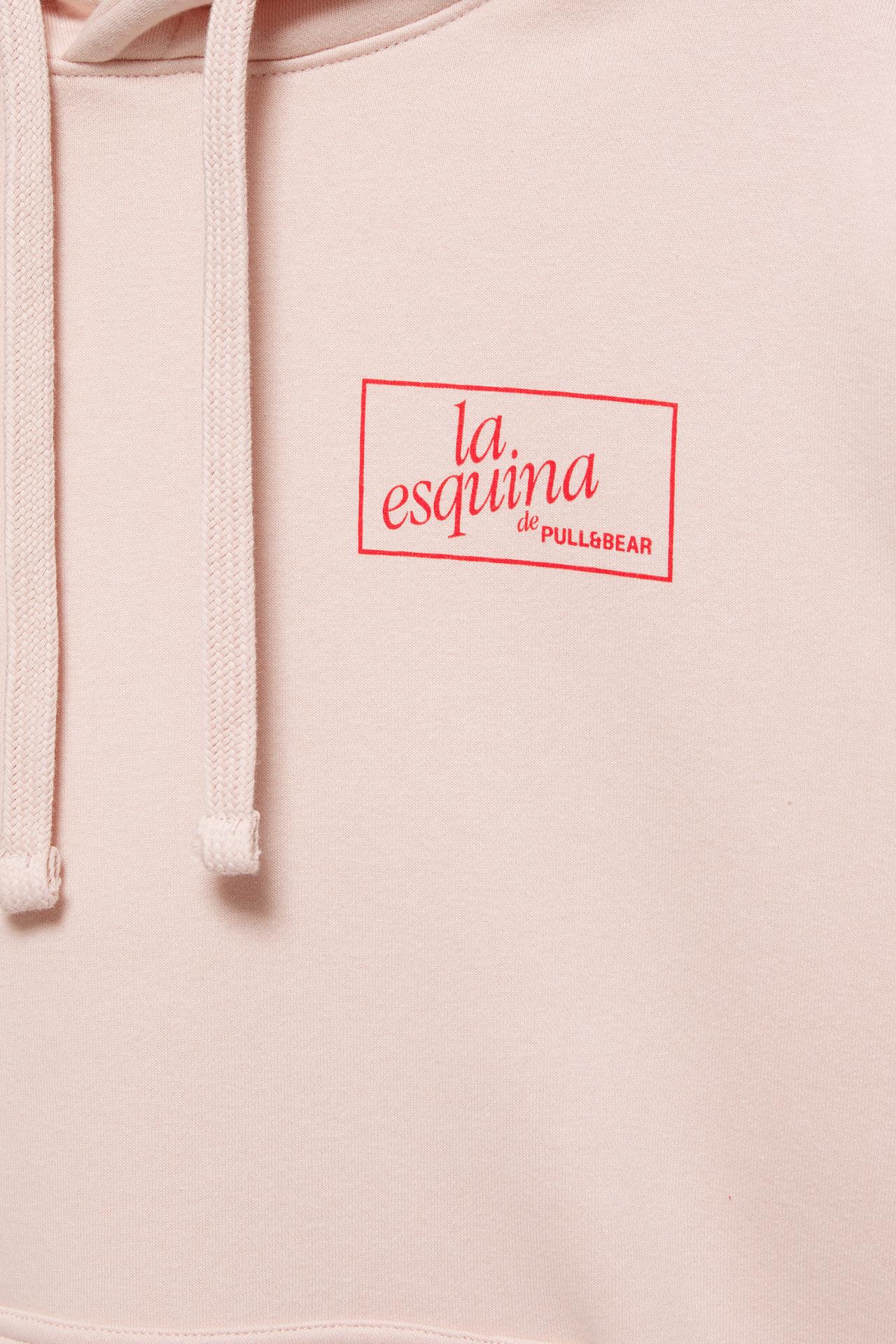 A Coruña graphic hoodie — Pink