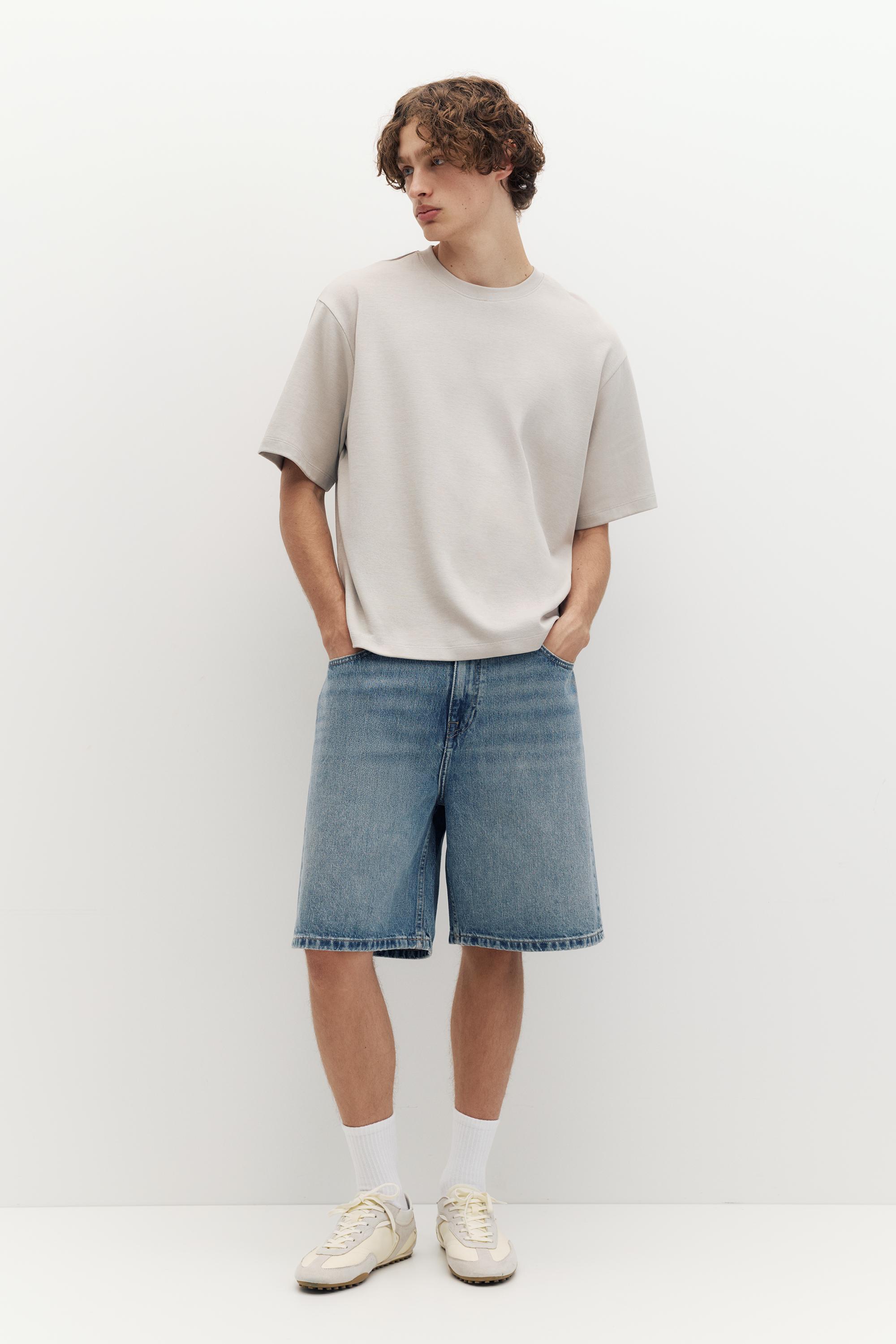 Boxy T-shirt — Stone