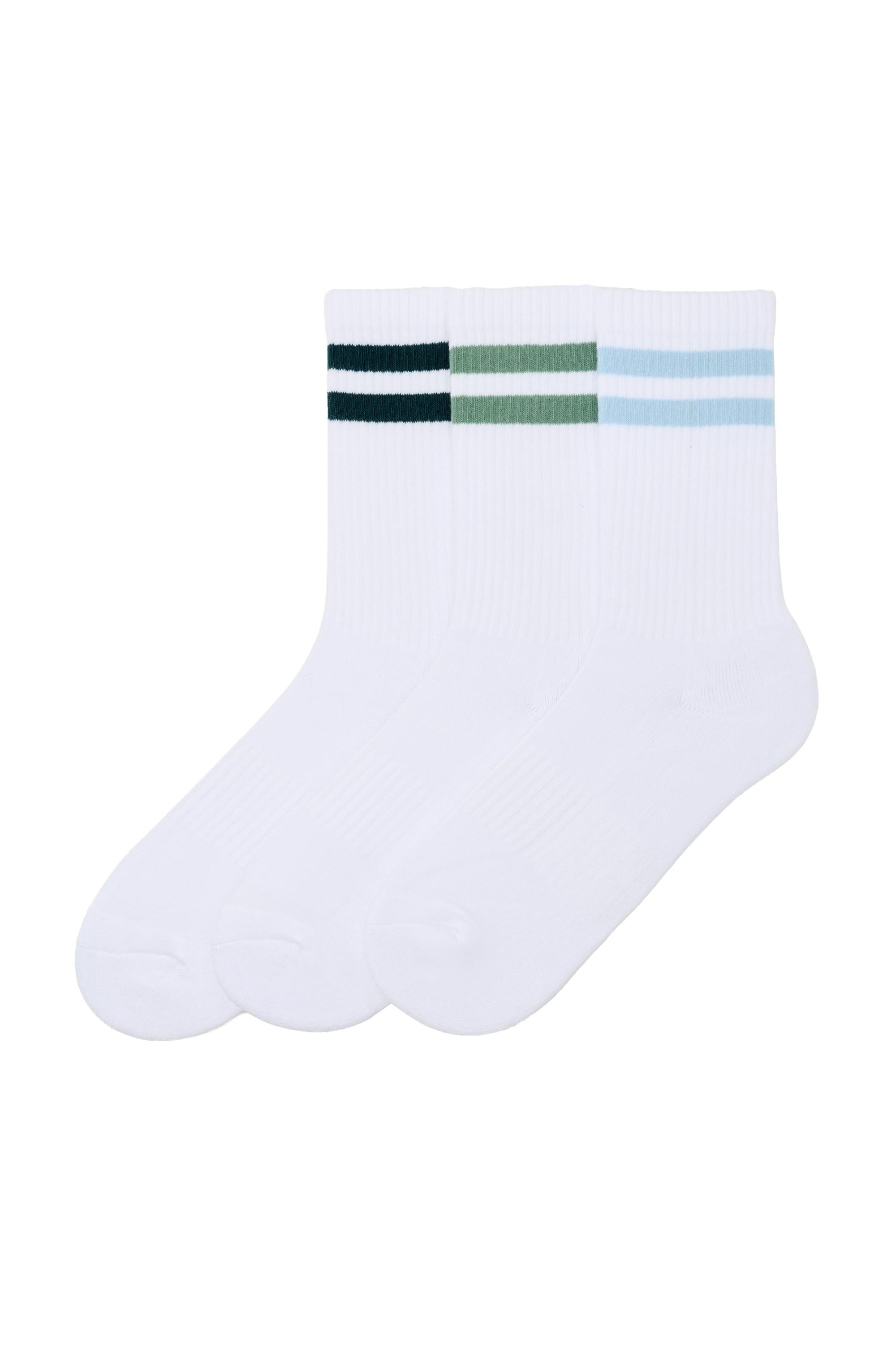 Calcetines deportivos rayas