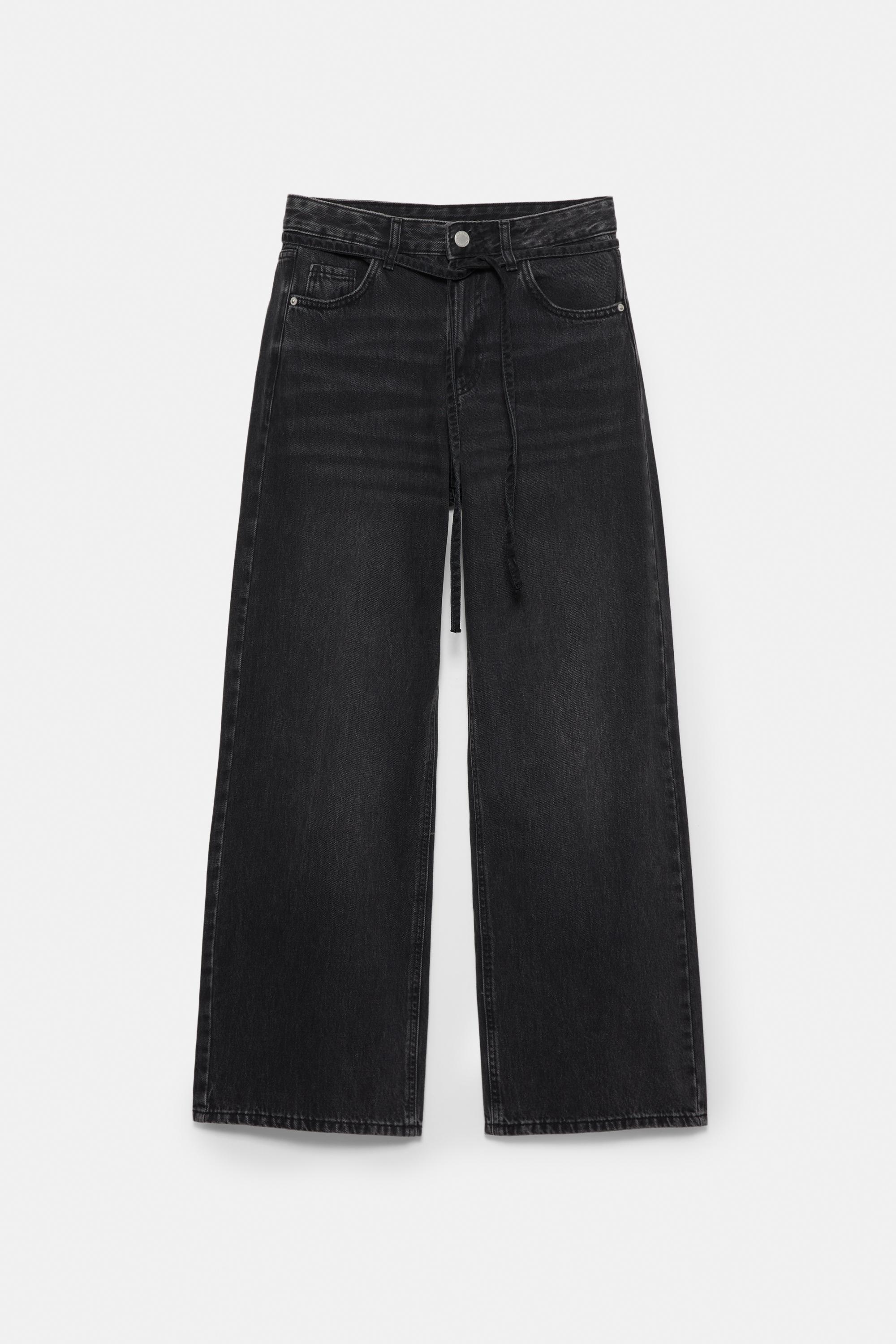 Bağcıklı baggy jean - Görsel 3