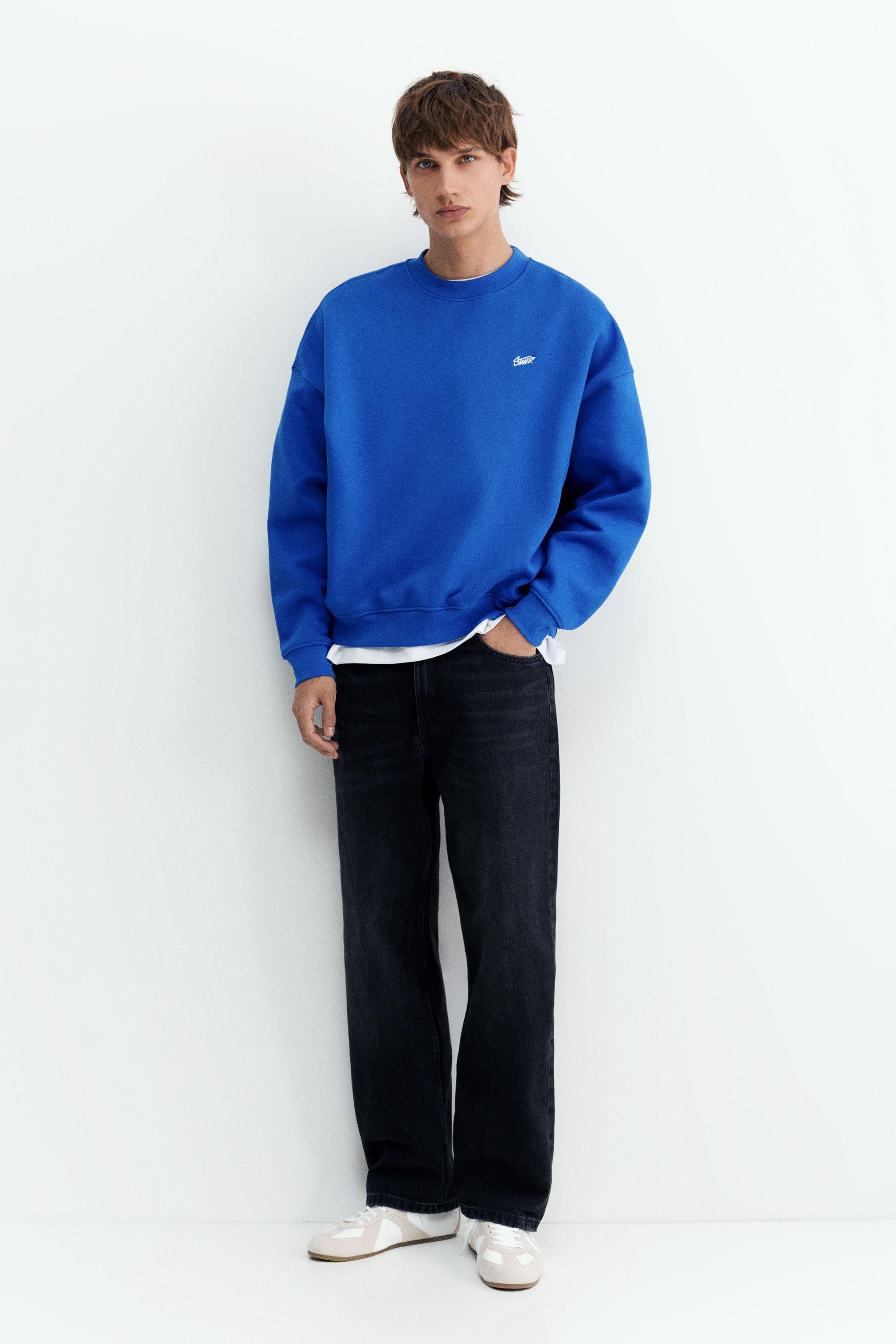 STWD boxy sweatshirt — Deep blue