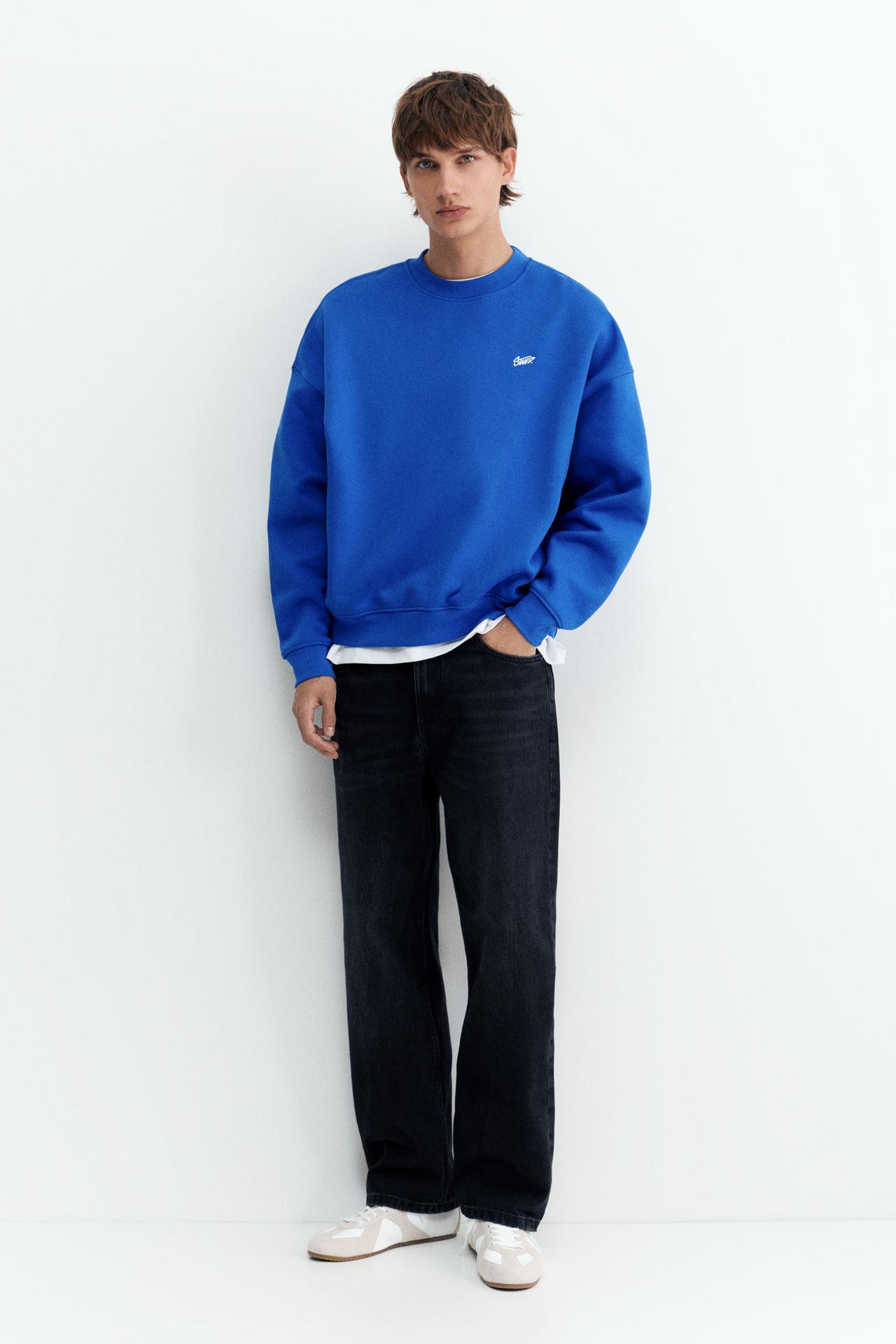 STWD boxy sweatshirt — Deep blue