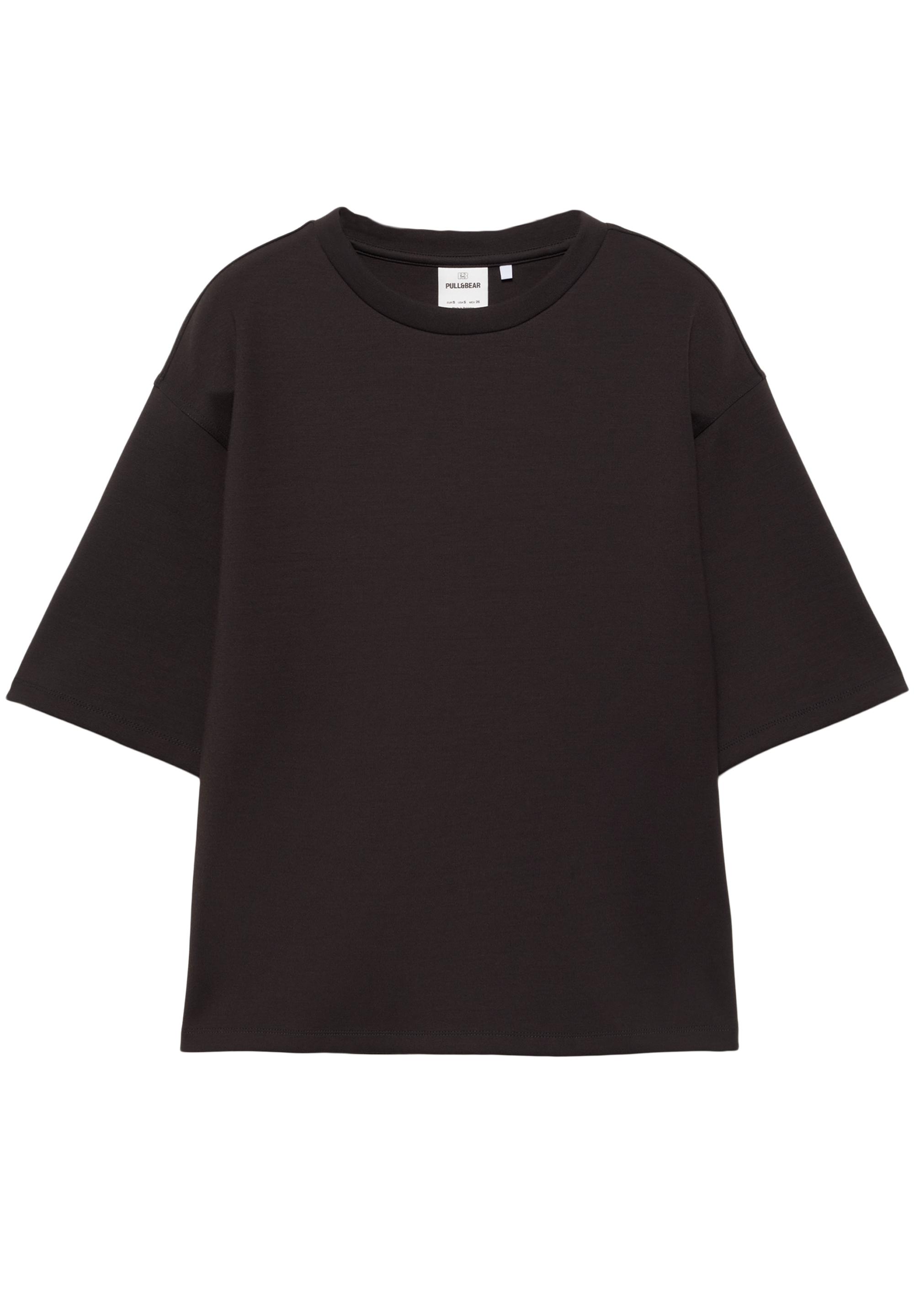 Soft-touch short sleeve T-shirt — Anthracite grey