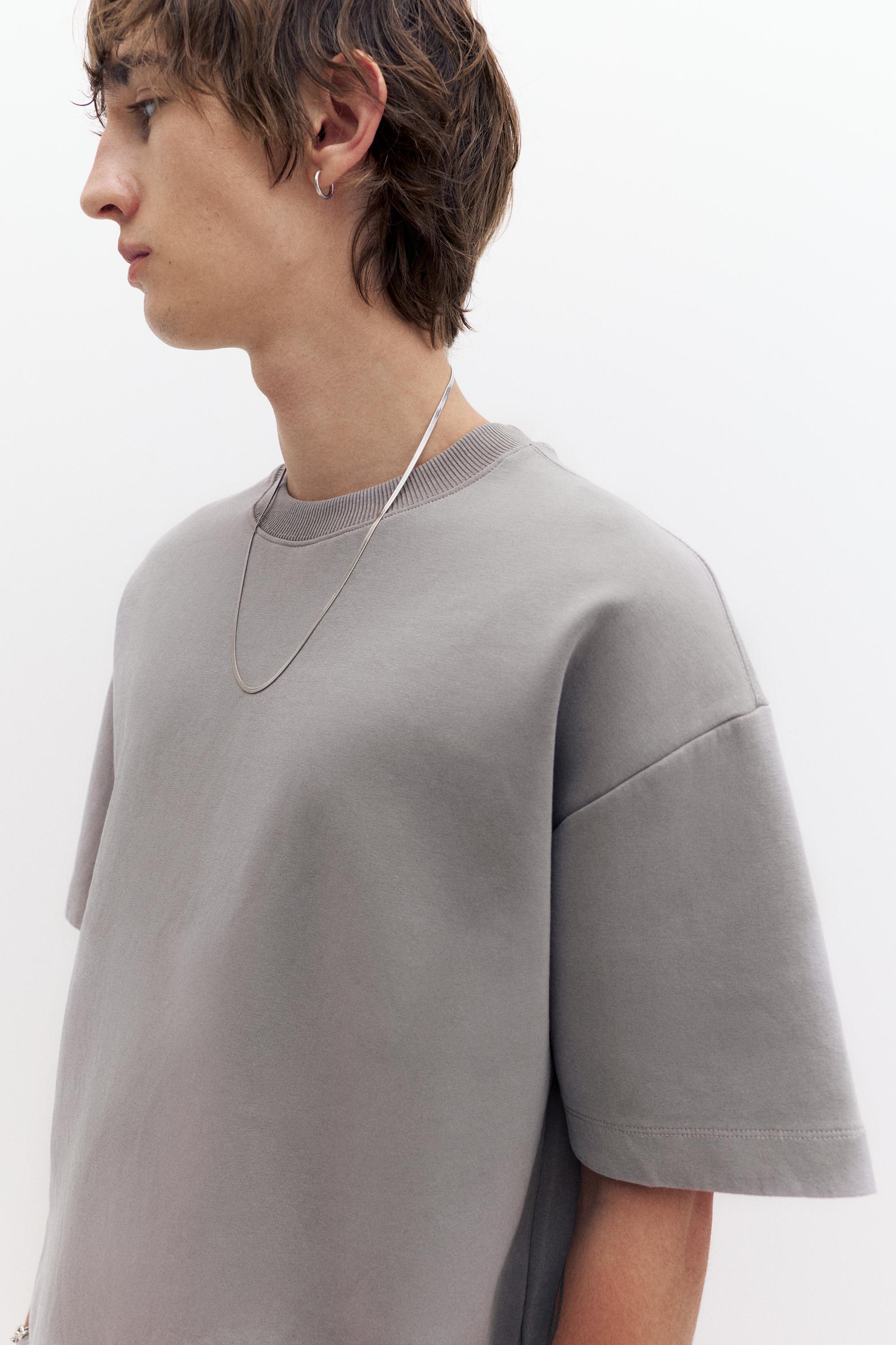 Kısa kollu interlok sweatshirt - Görsel 90