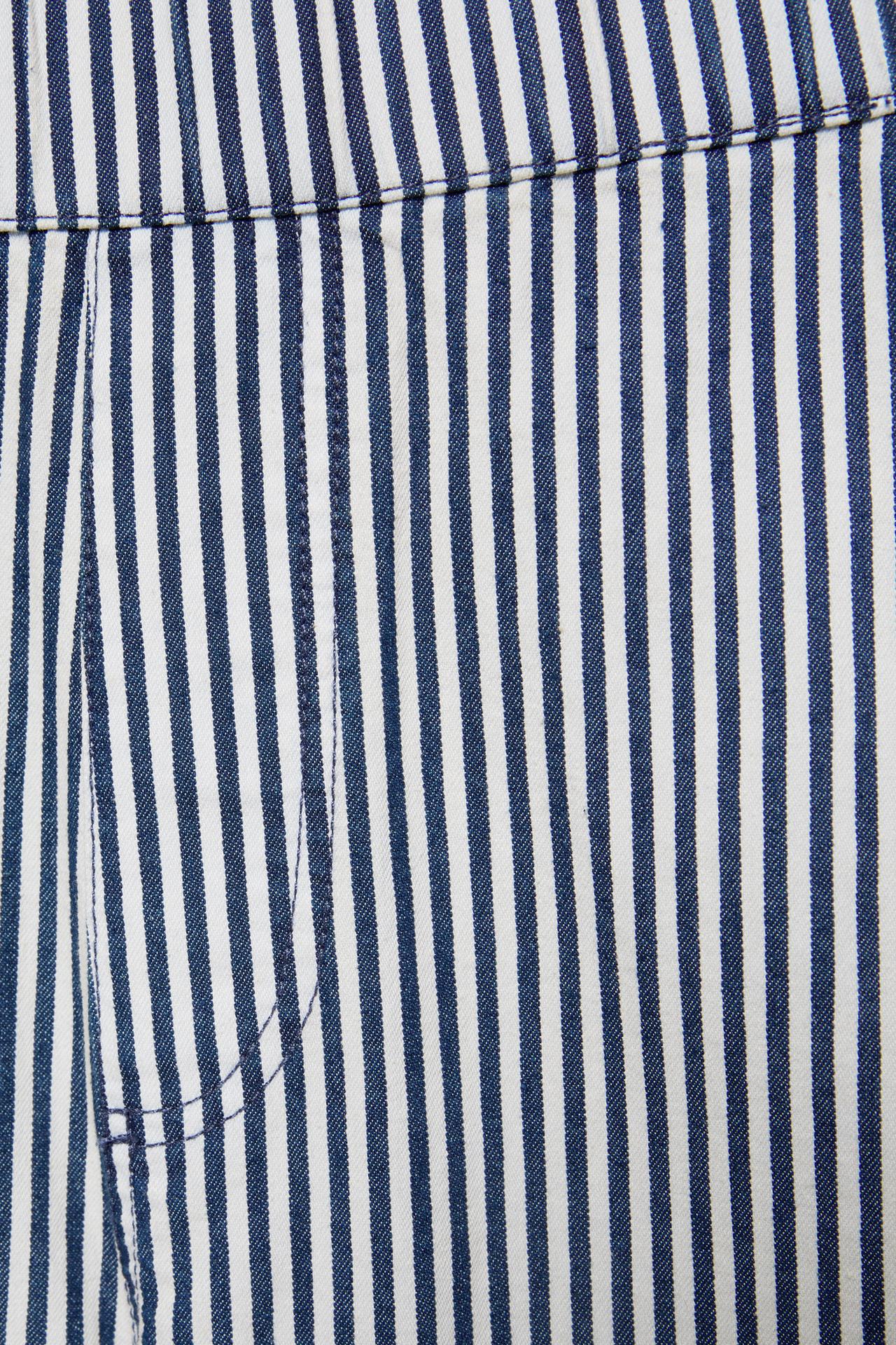 Barrel-leg trousers — Navy