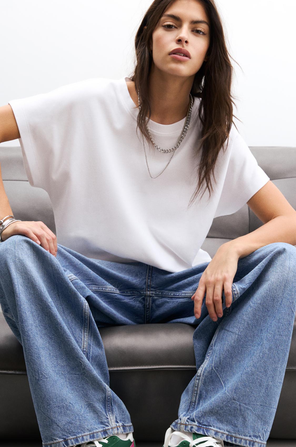 Coleccion Mujer Camisa Negra Mujer Pull And Bear Pull Bear Pink