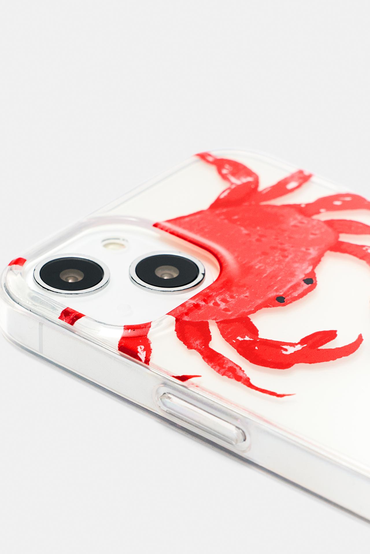 Crab iPhone case — Red