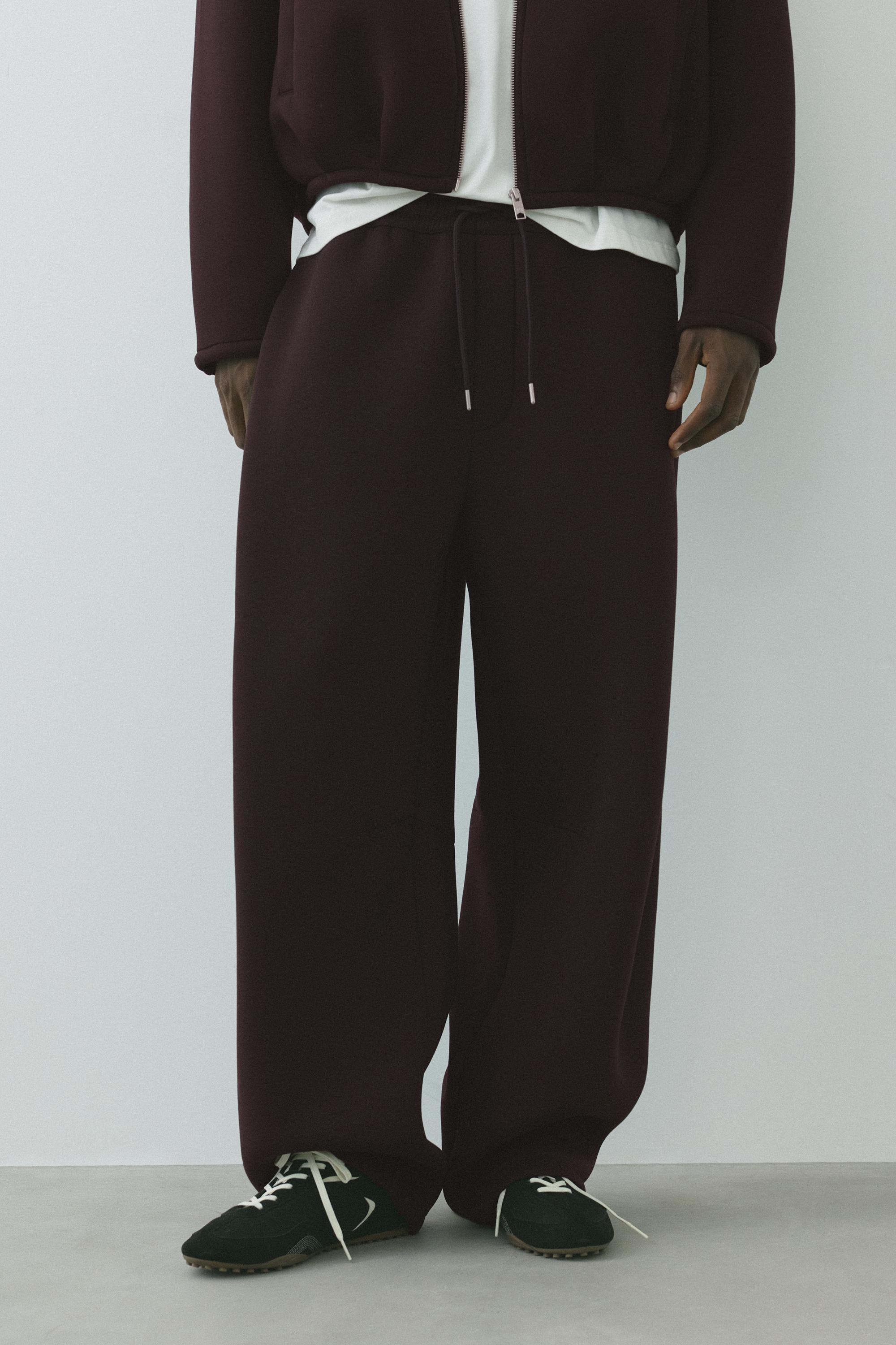 Relaxed fit sweatpants — Brown