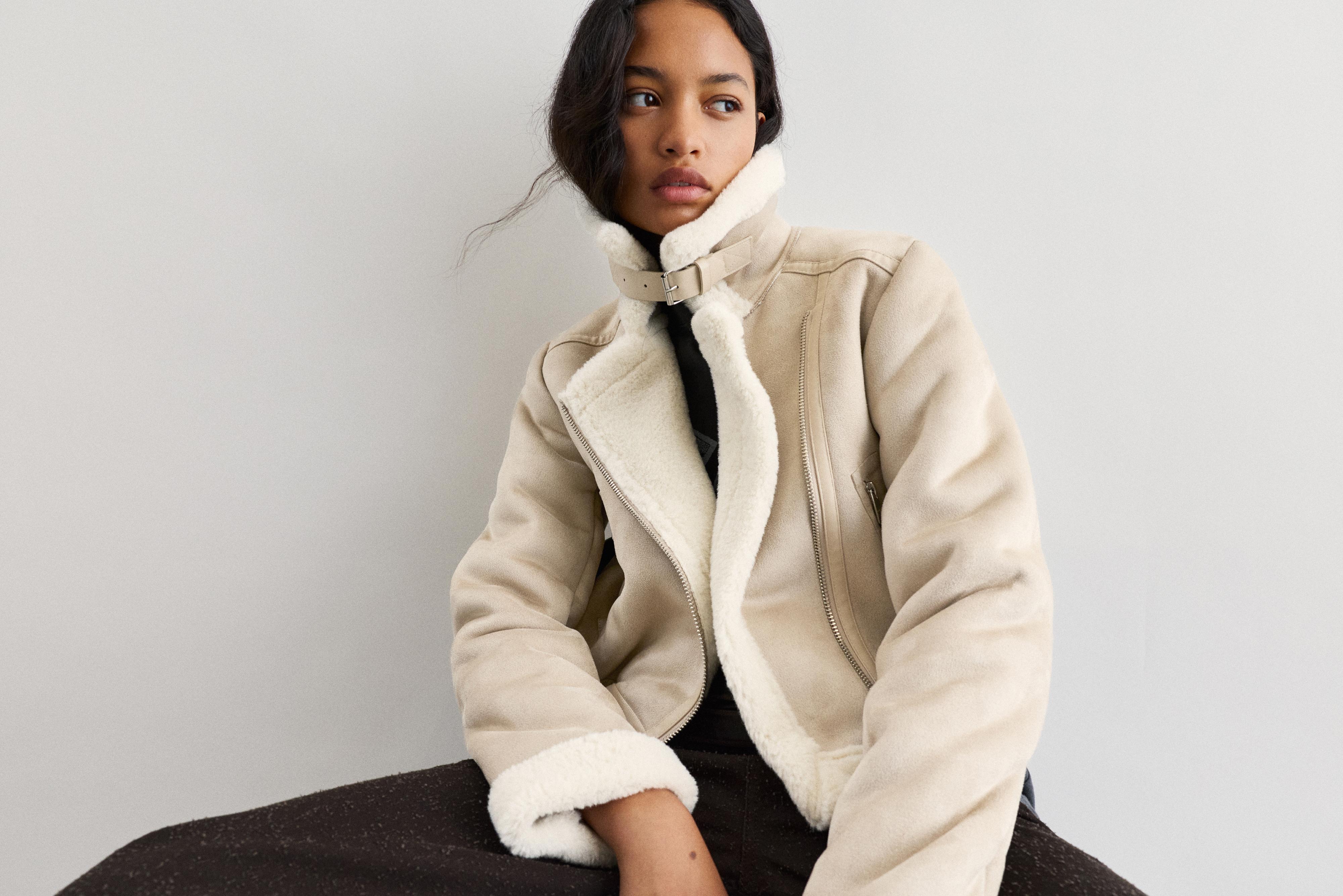 Short Reversible Jacket — Ecru