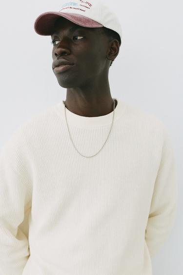 Basic knit jumper — Off white 4