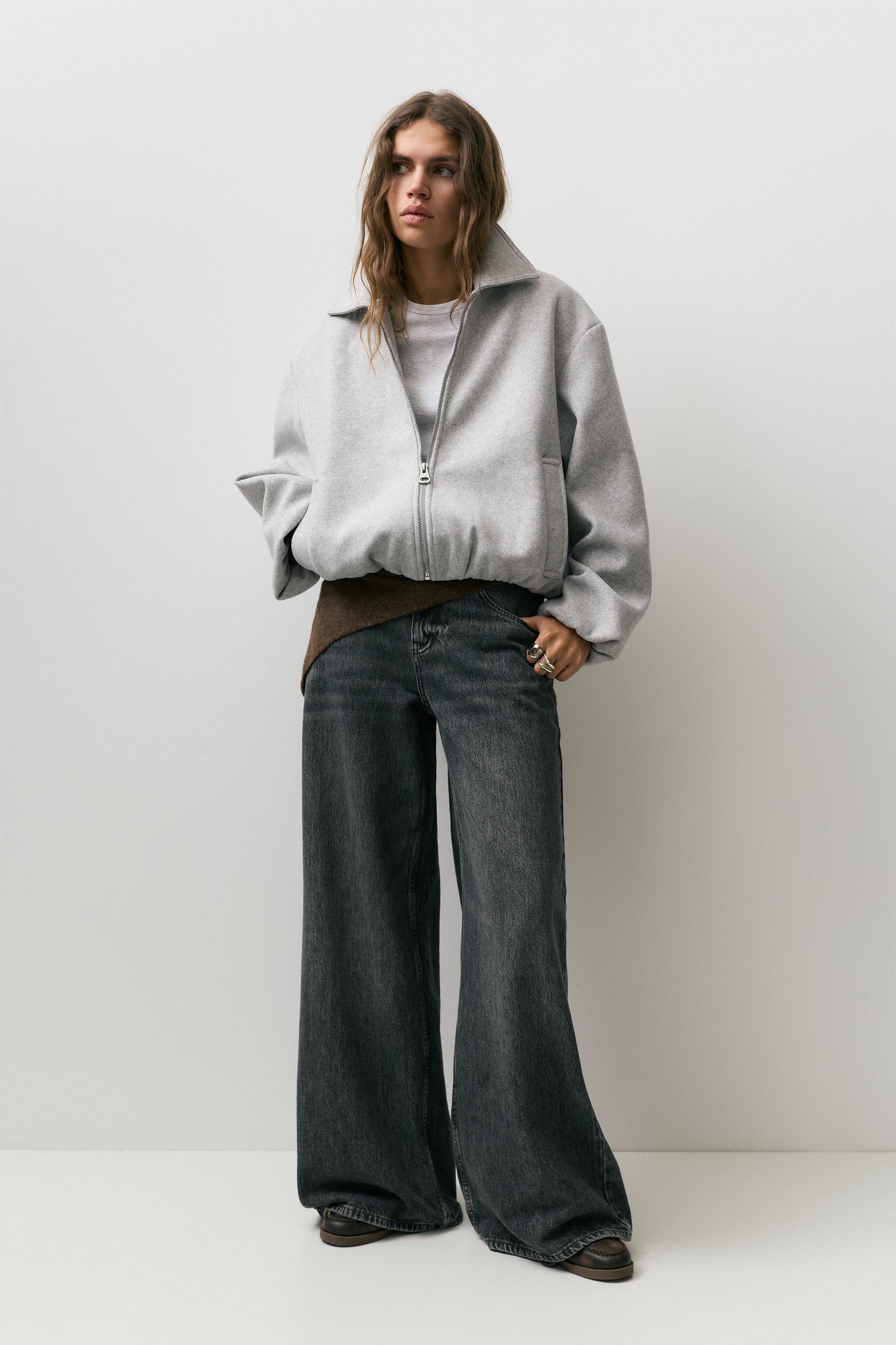 Yumuşak kumaş balon ceket - Görsel 31