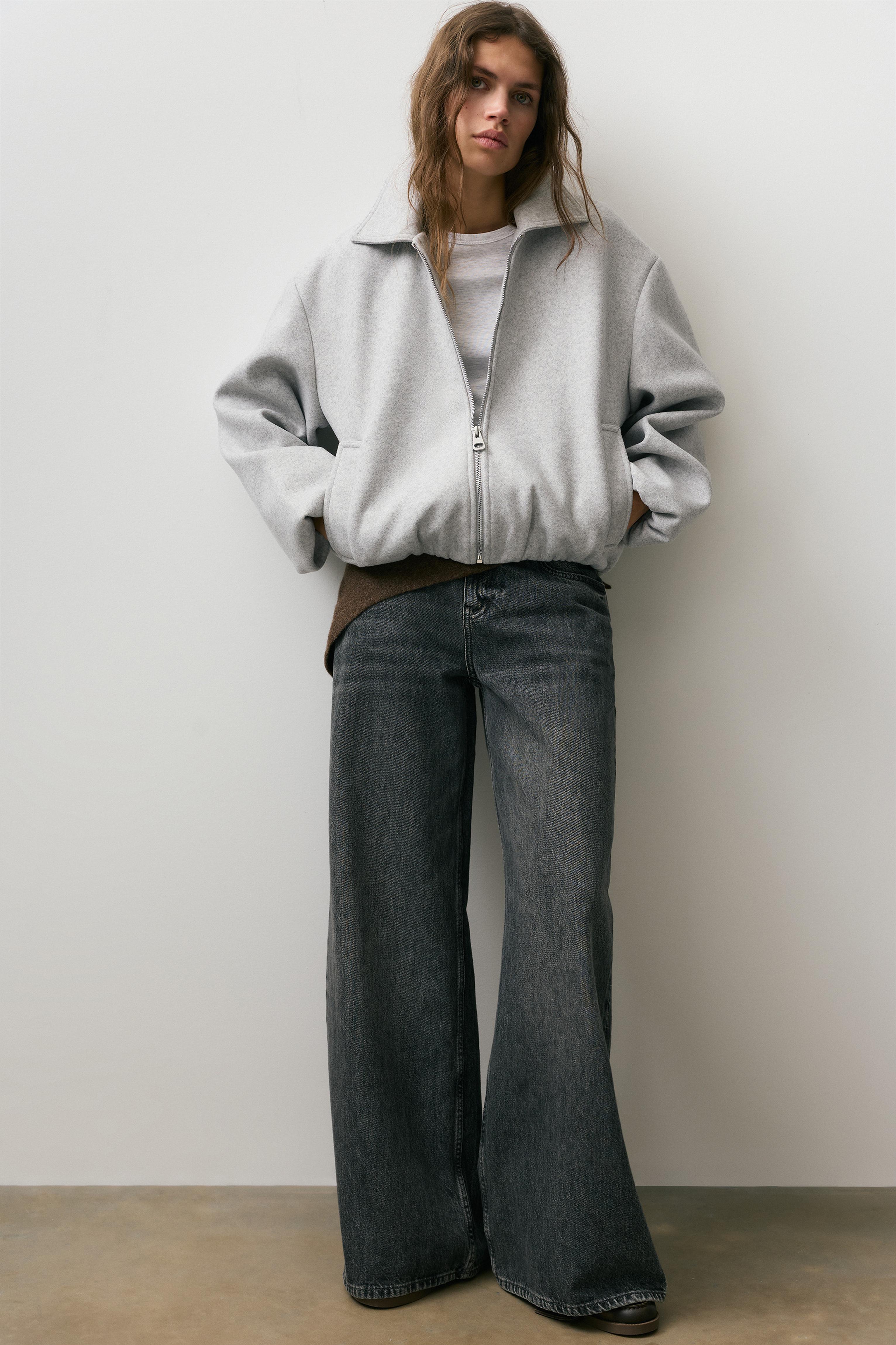 Yumuşak kumaş balon ceket - Görsel 53