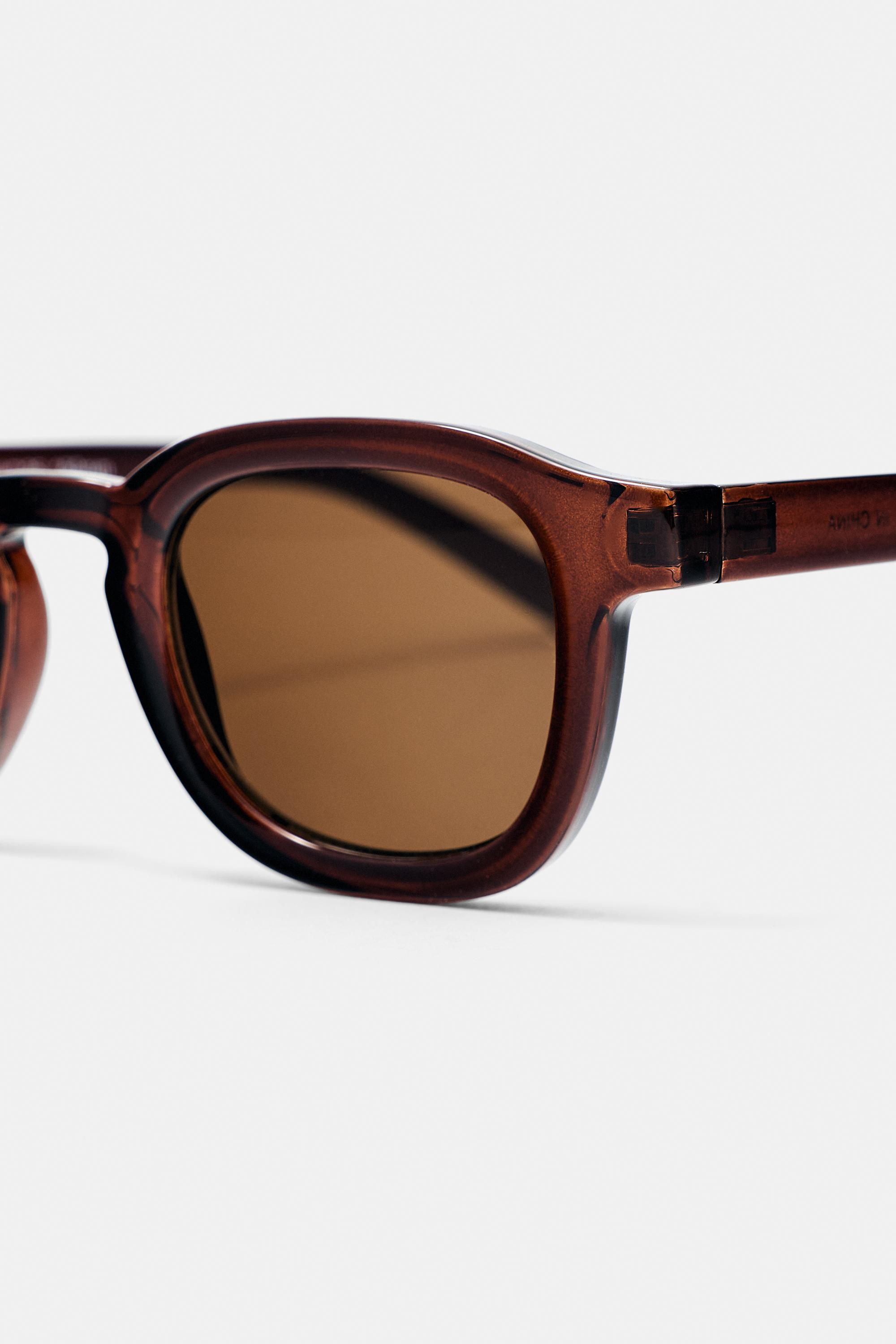 Resin sunglasses — Caramel