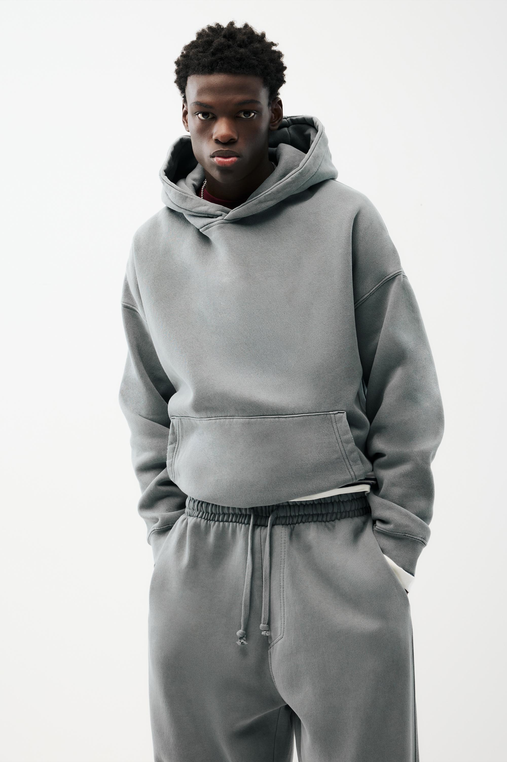 Sudadera capucha lavada STWD