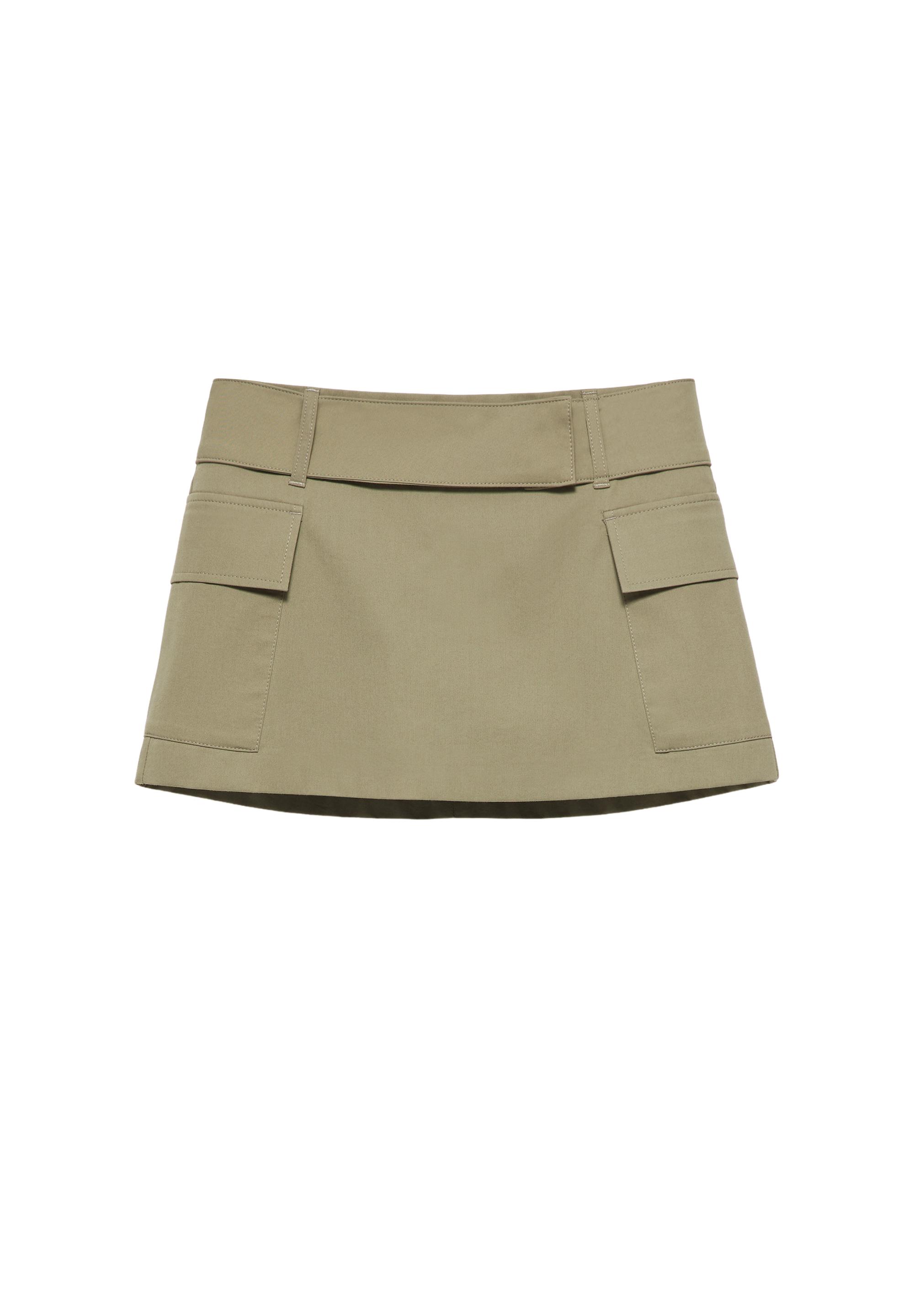 Cargo skort — Hunting green